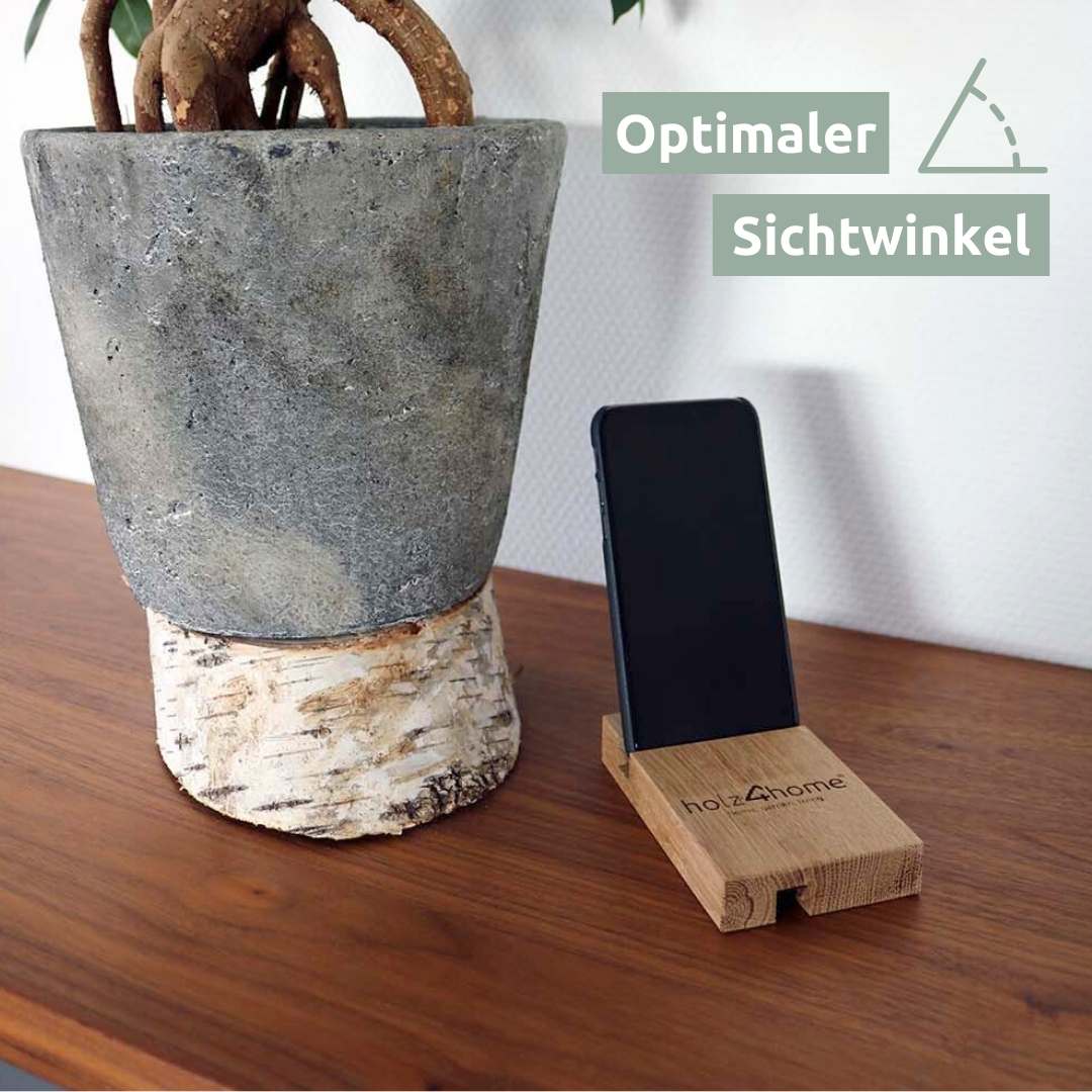 Handyhalter aus Holz