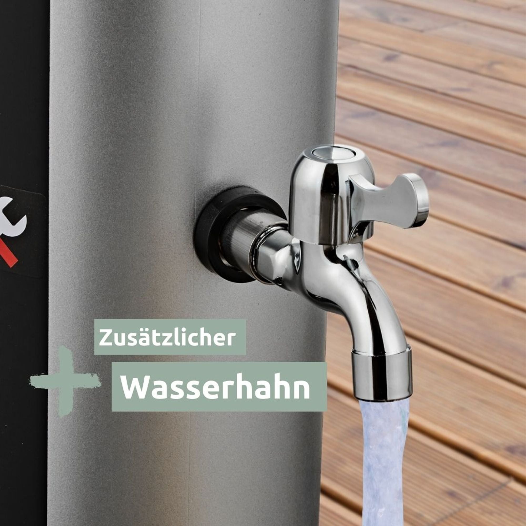 Solardusche - 35 Liter Wasserspeicher Gartendusche inkl. Schutzhülle