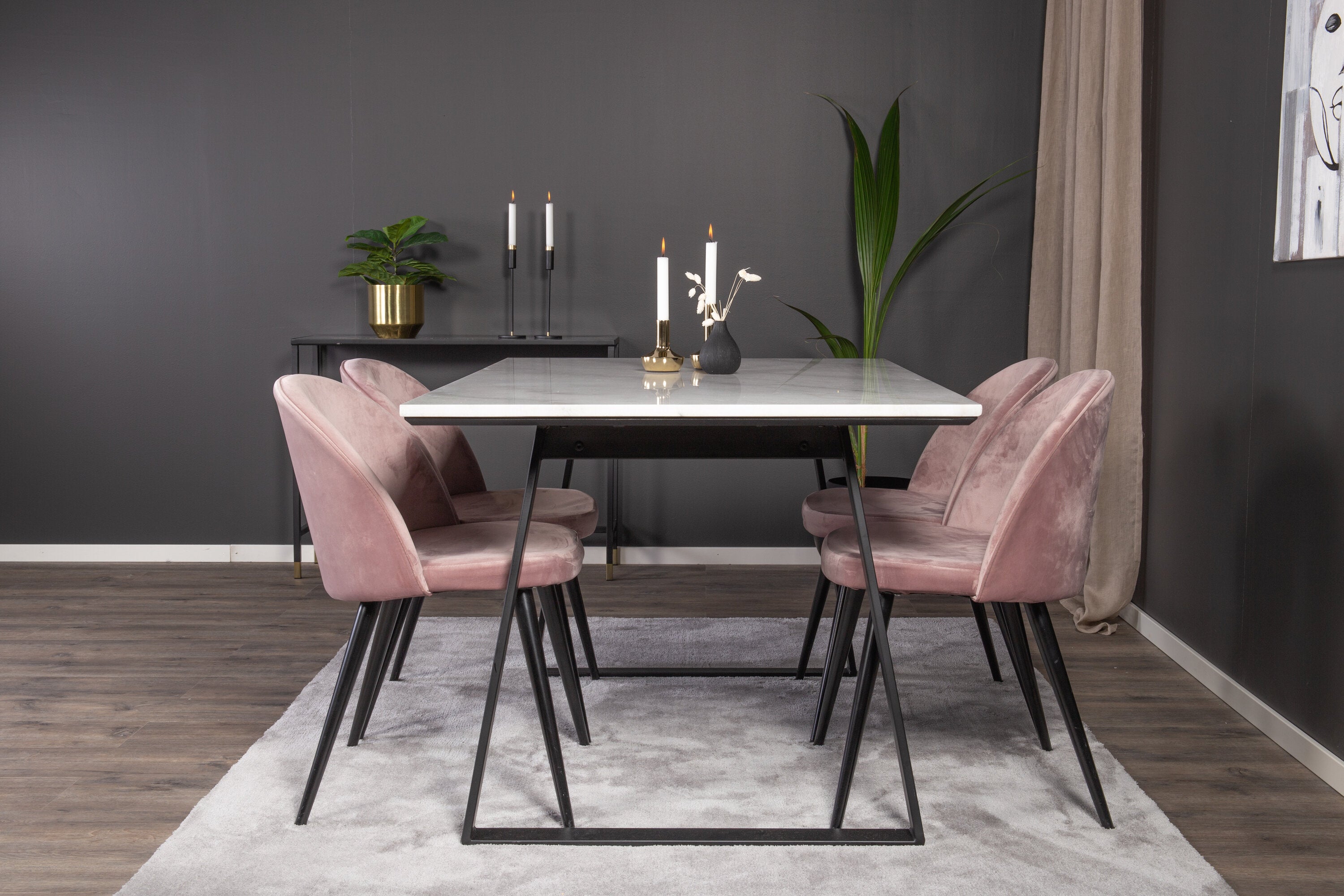 gr14002__10 Estelle Rechteckige Essgruppe Rechteckiges Essgruppen Set