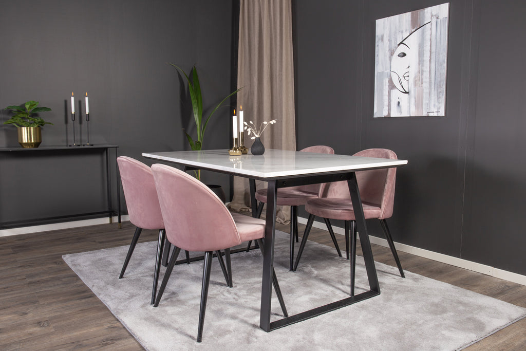 gr14002__11 Estelle Rechteckige Essgruppe Rechteckiges Essgruppen Set