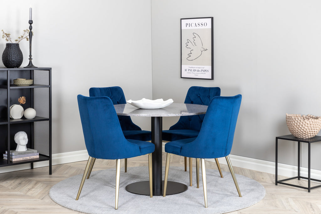 gr14026__10 Razzia Runder Esstisch Set Rundes Essgruppen Set