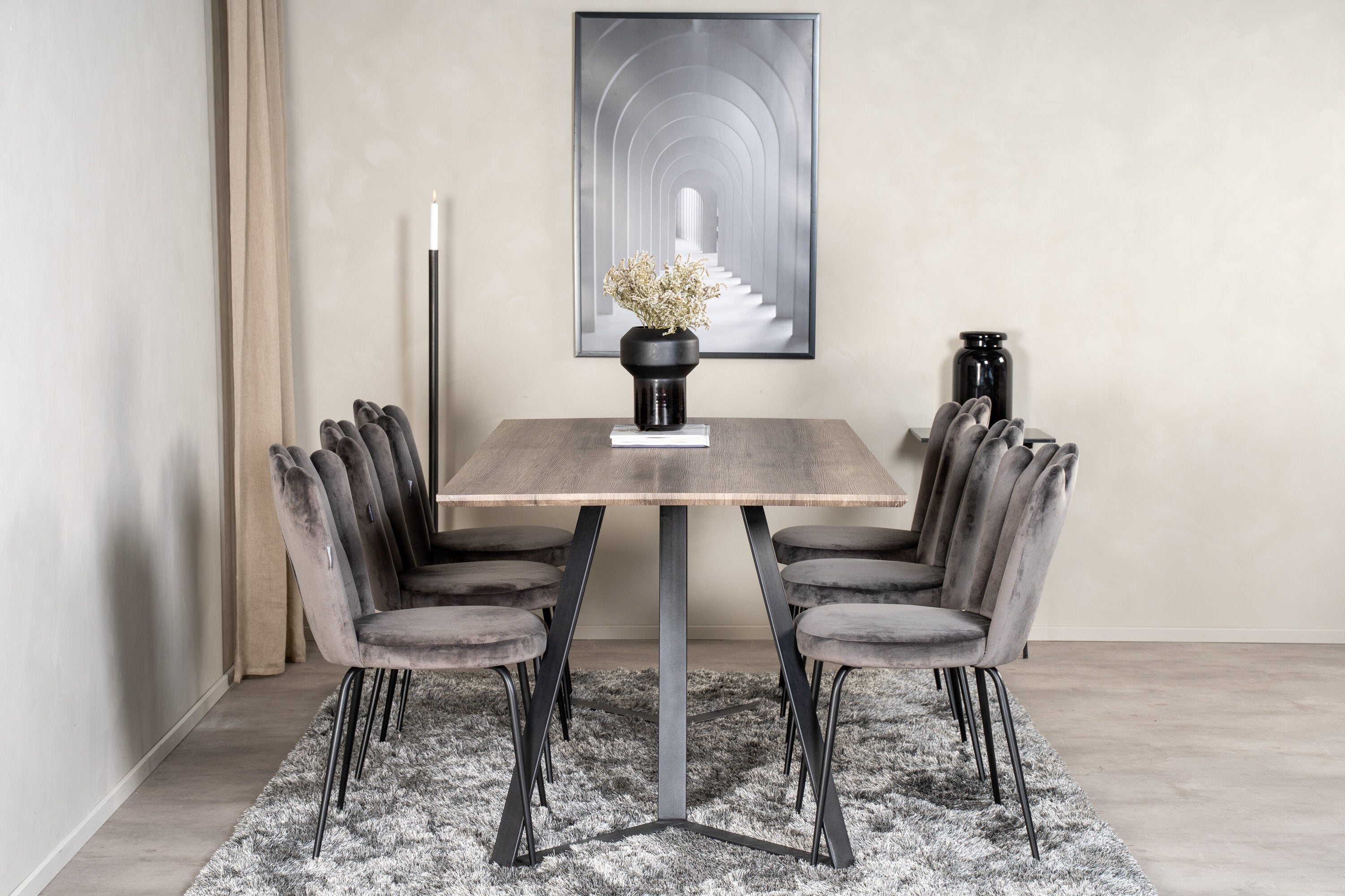 gr19200__10 Marina Rechteckiger Esszimmer Set Rechteckiges Essgruppen Set