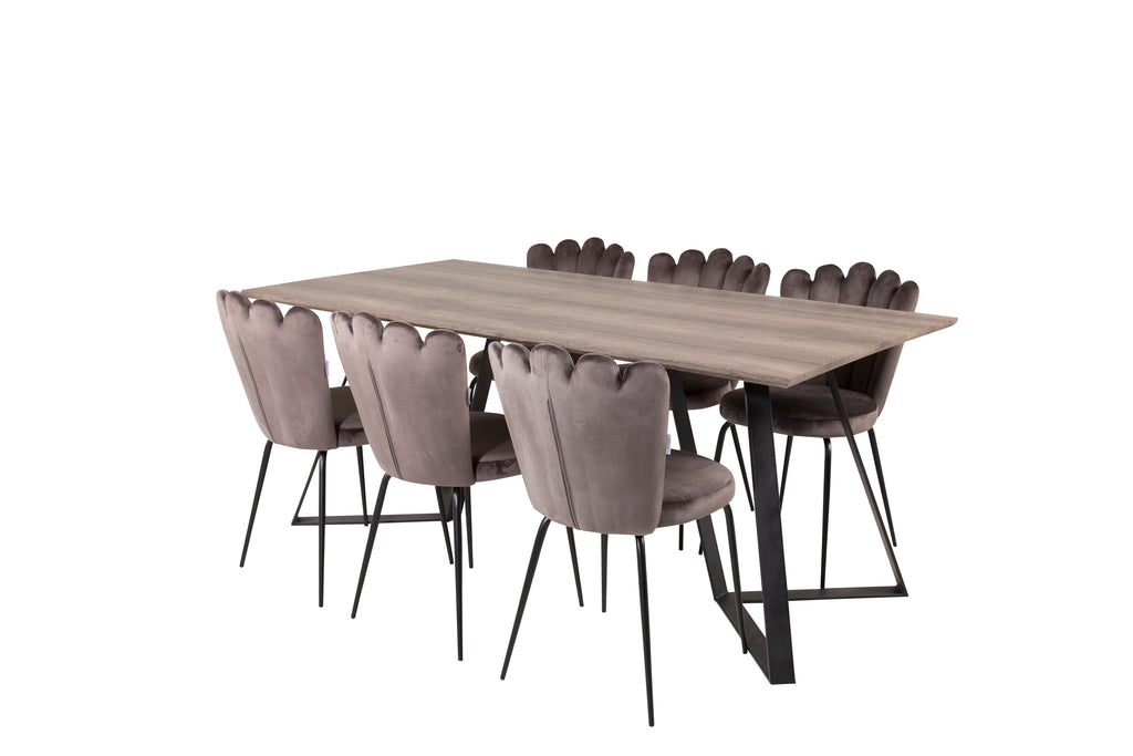 gr19200__2 Marina Rechteckiger Esszimmer Set Rechteckiges Essgruppen Set