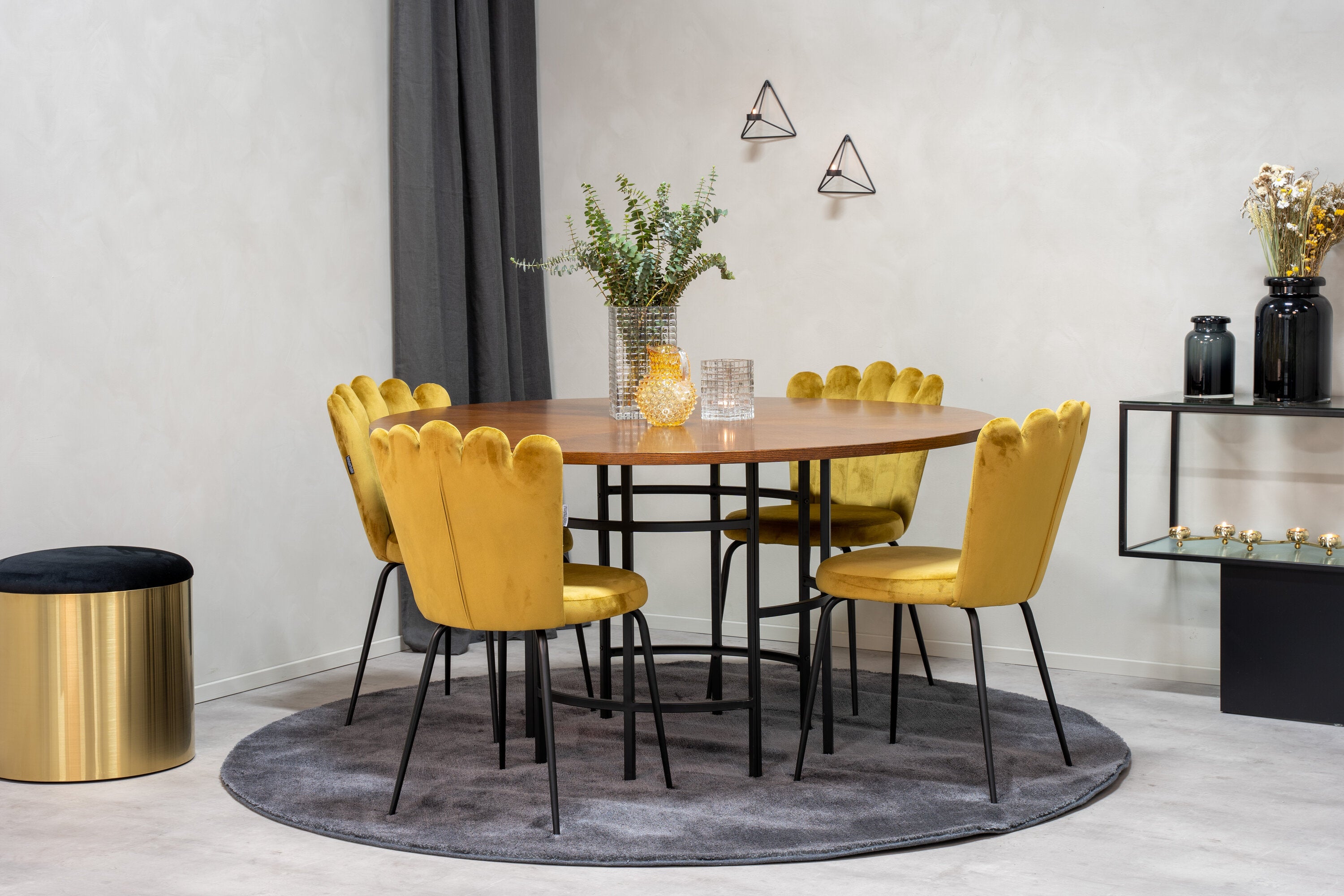 gr19323__10 Copenhagen Round Dining Set Rundes Essgruppen Set