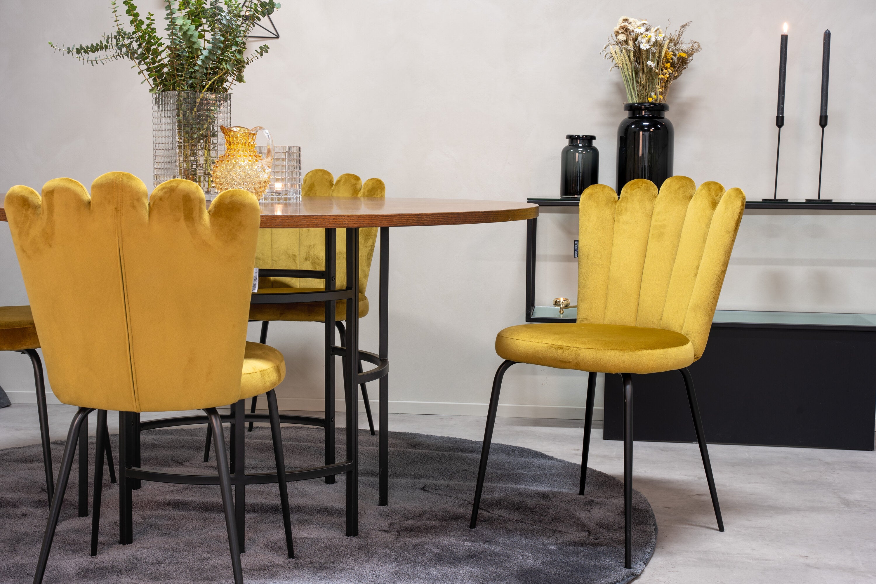 gr19323__13 Copenhagen Round Dining Set Rundes Essgruppen Set