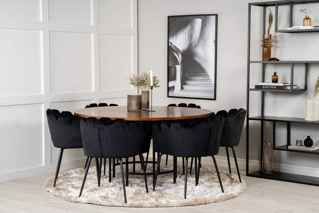 gr19332__10 Copenhagen Round Dining Set Rundes Essgruppen Set