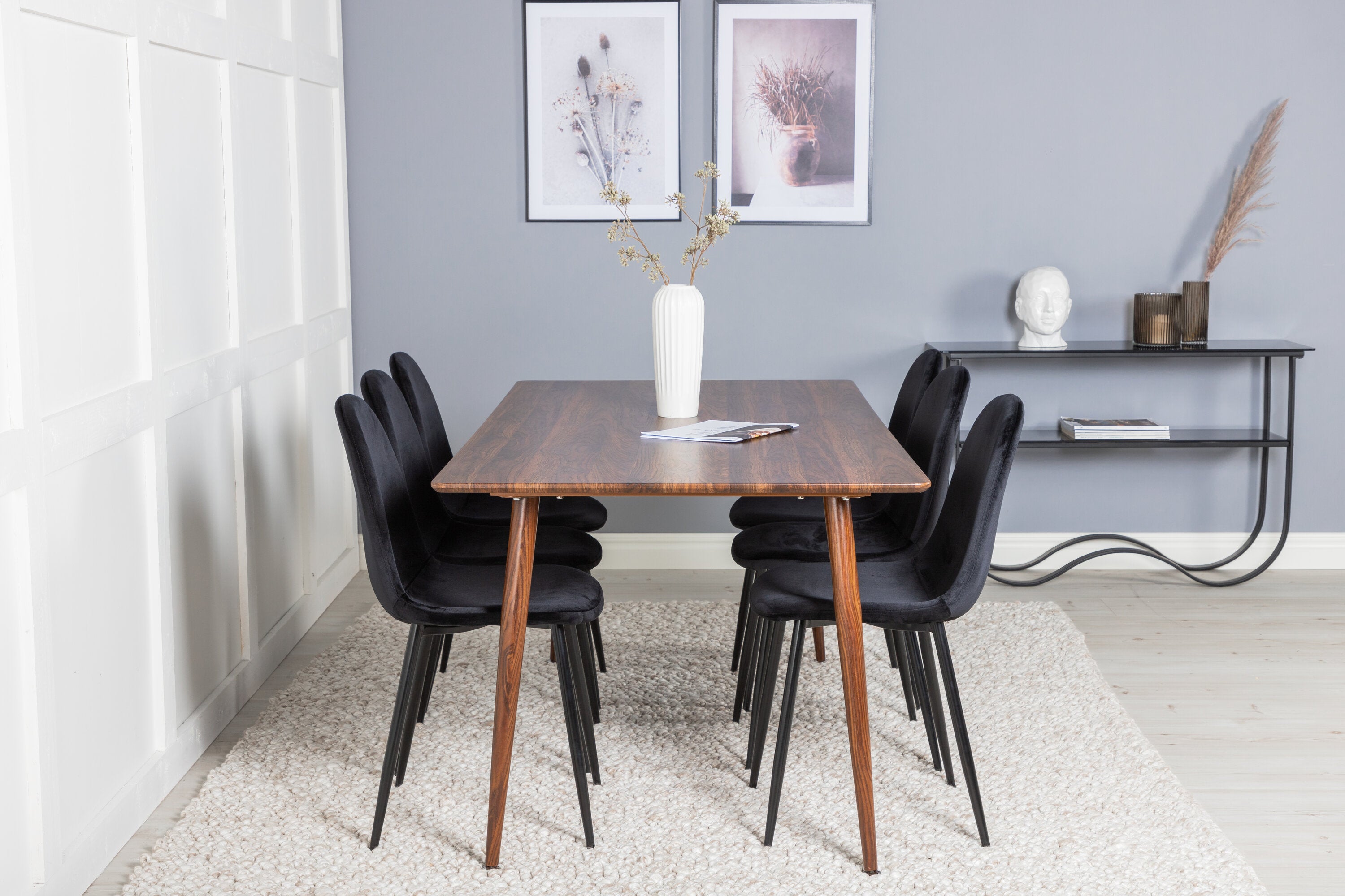 gr19832__10 Polar Rechteckiger Essensset Rechteckiges Essgruppen Set