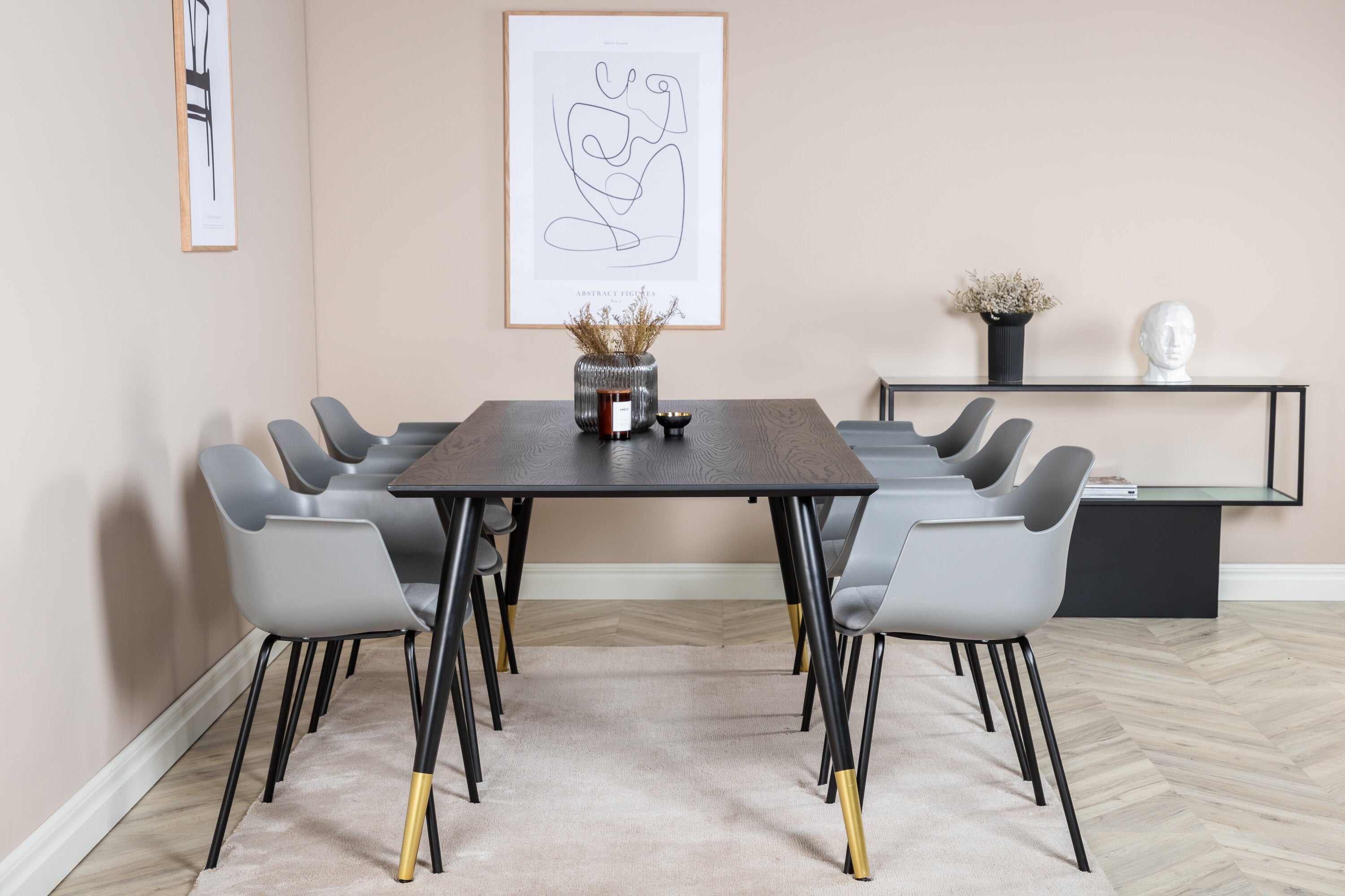 gr19960__10 Dipp Rechteckiges Essensset Rechteckiges Essgruppen Set