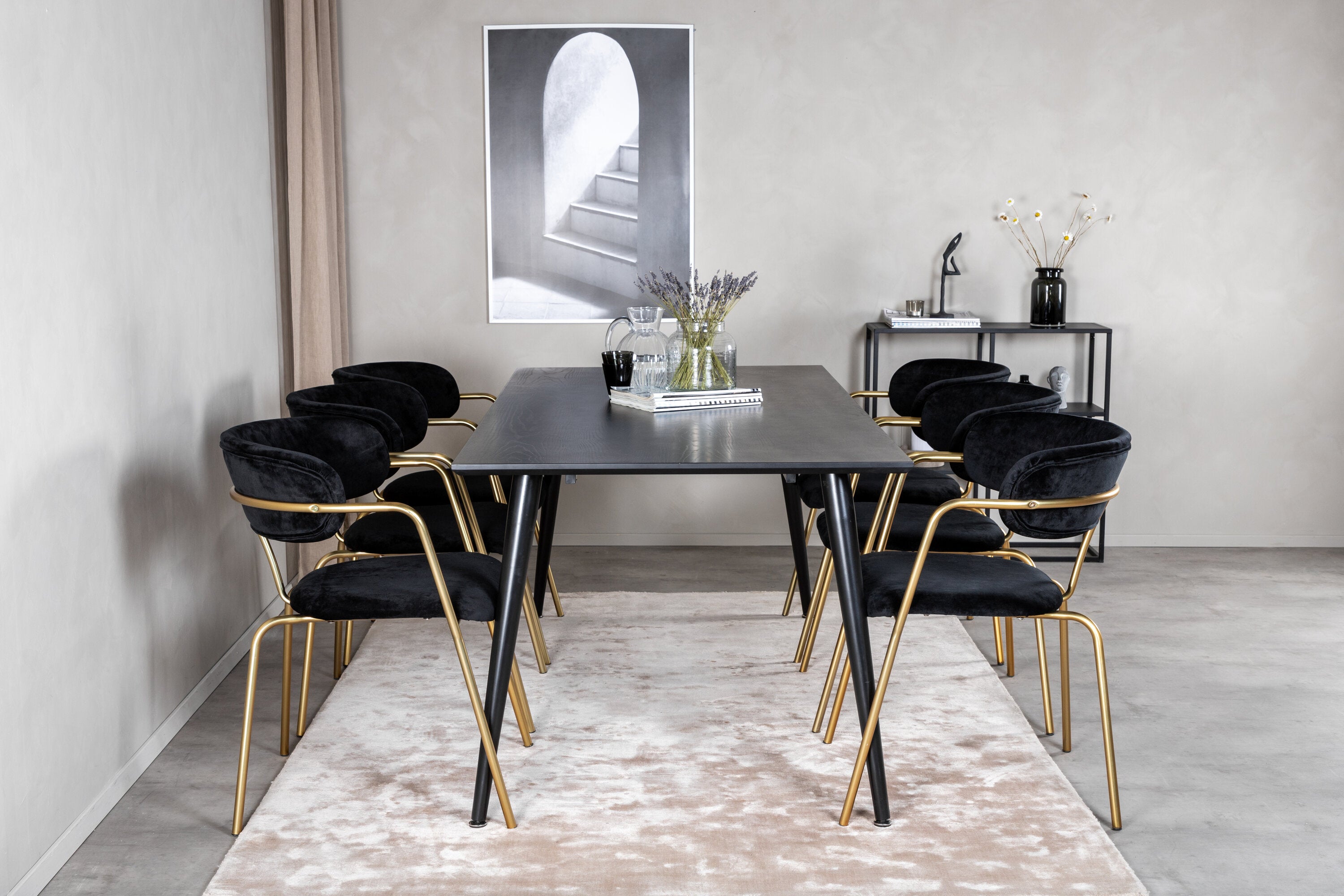 gr19986__10 Dipp Rechteckiger Esstisch Set Rechteckiges Essgruppen Set