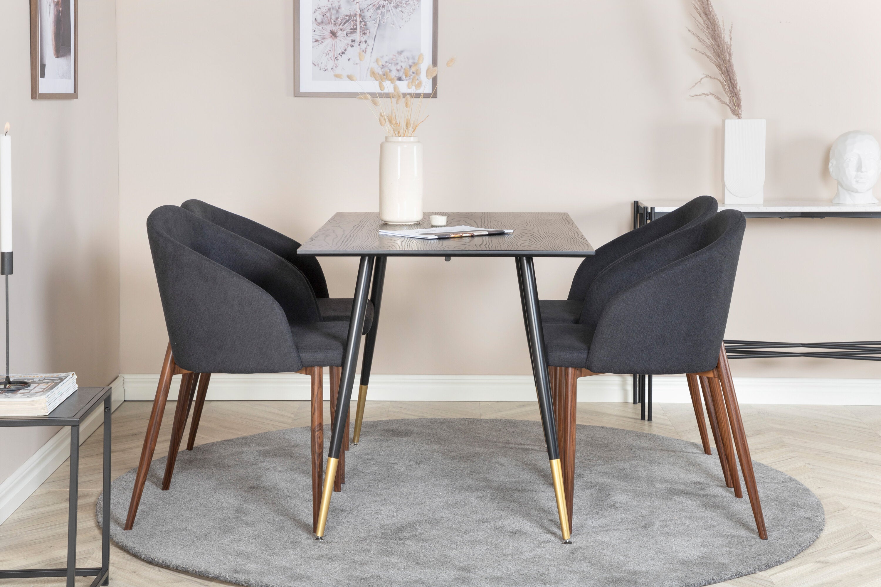 gr20007__10 Dipp Runder Esstisch Set Rundes Essgruppen Set