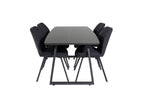 gr20344__1 Inca Rechteckiger Esstisch Set Rechteckiges Essgruppen Set Table: 75x160x85 Chair: 63x90x50