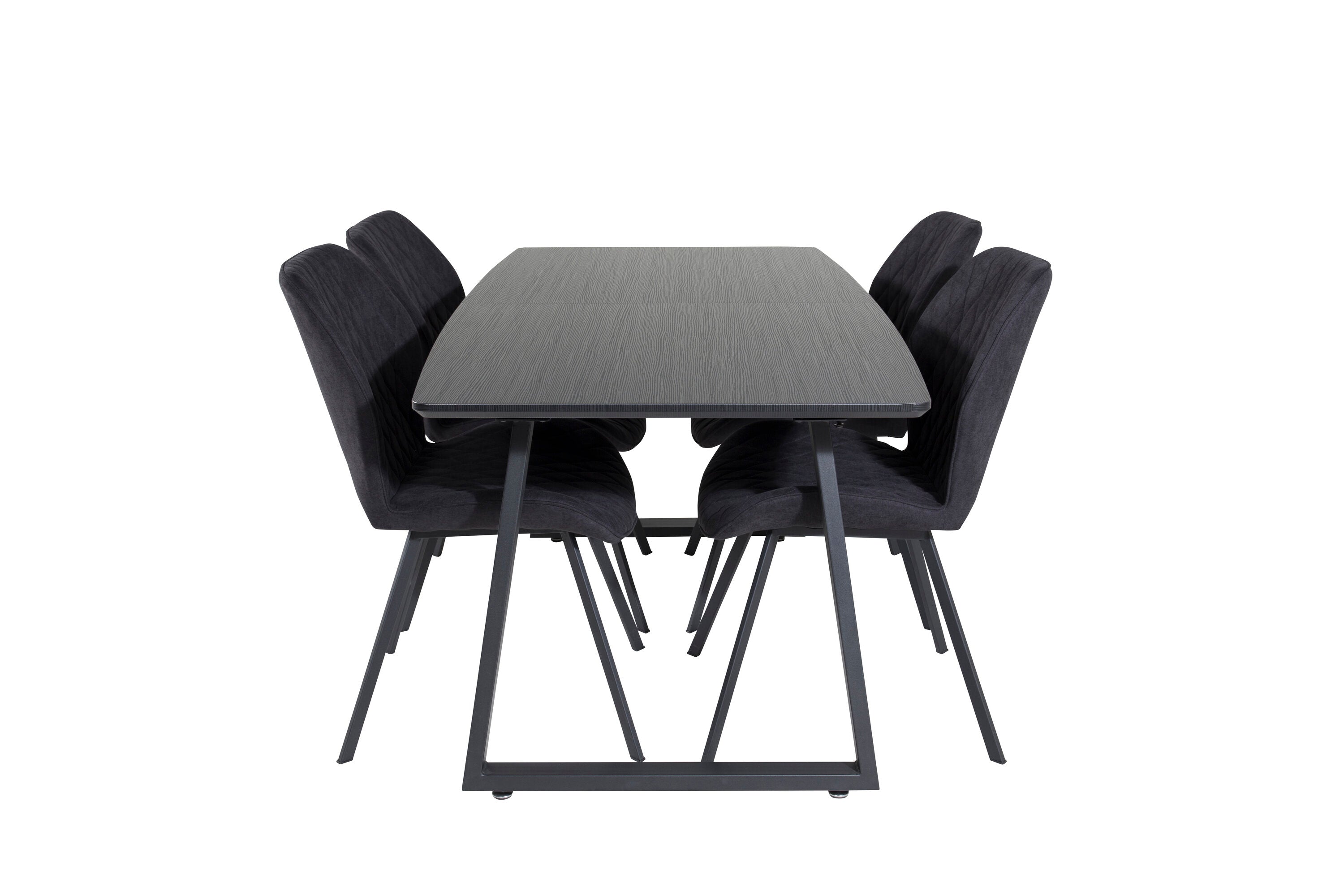 gr20344__1 Inca Rechteckiger Esstisch Set Rechteckiges Essgruppen Set Table: 75x160x85 Chair: 63x90x50
