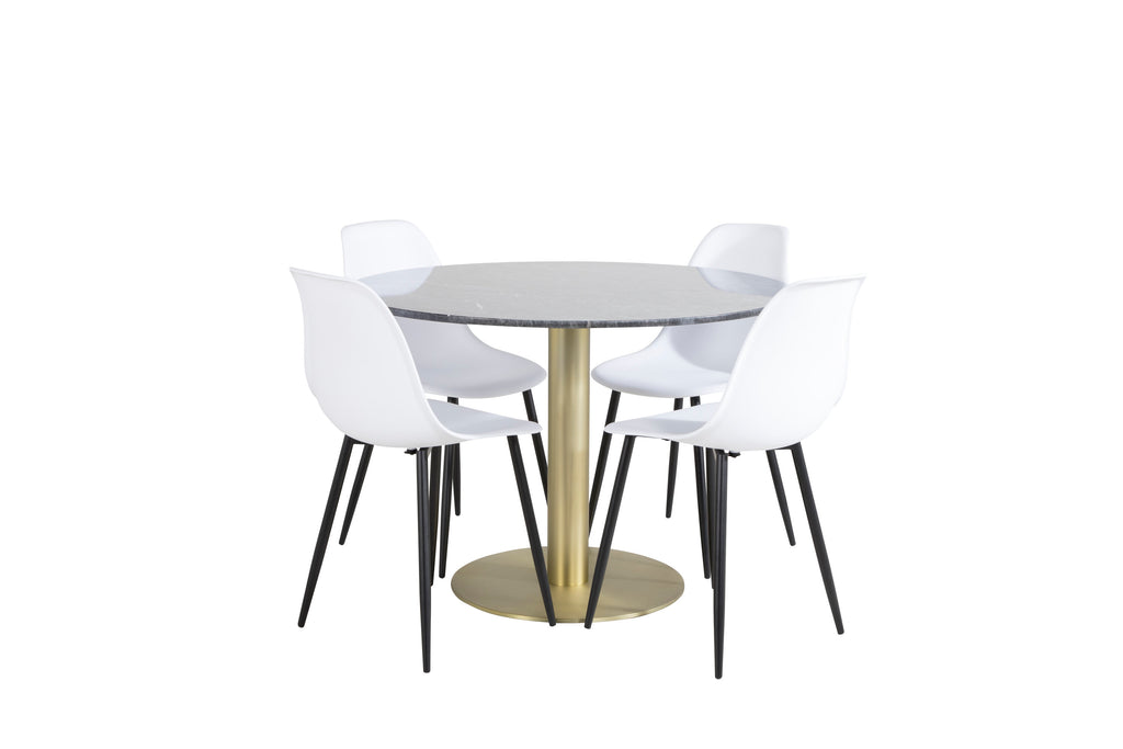 gr20454__1 Estelle Round Dining Set Rundes Essgruppen Set Default Title