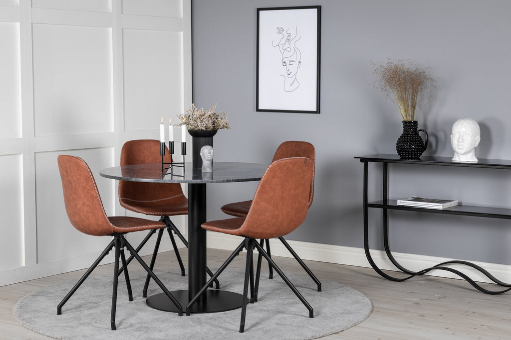 gr20500__10 Estelle Round Dining Set Rundes Essgruppen Set