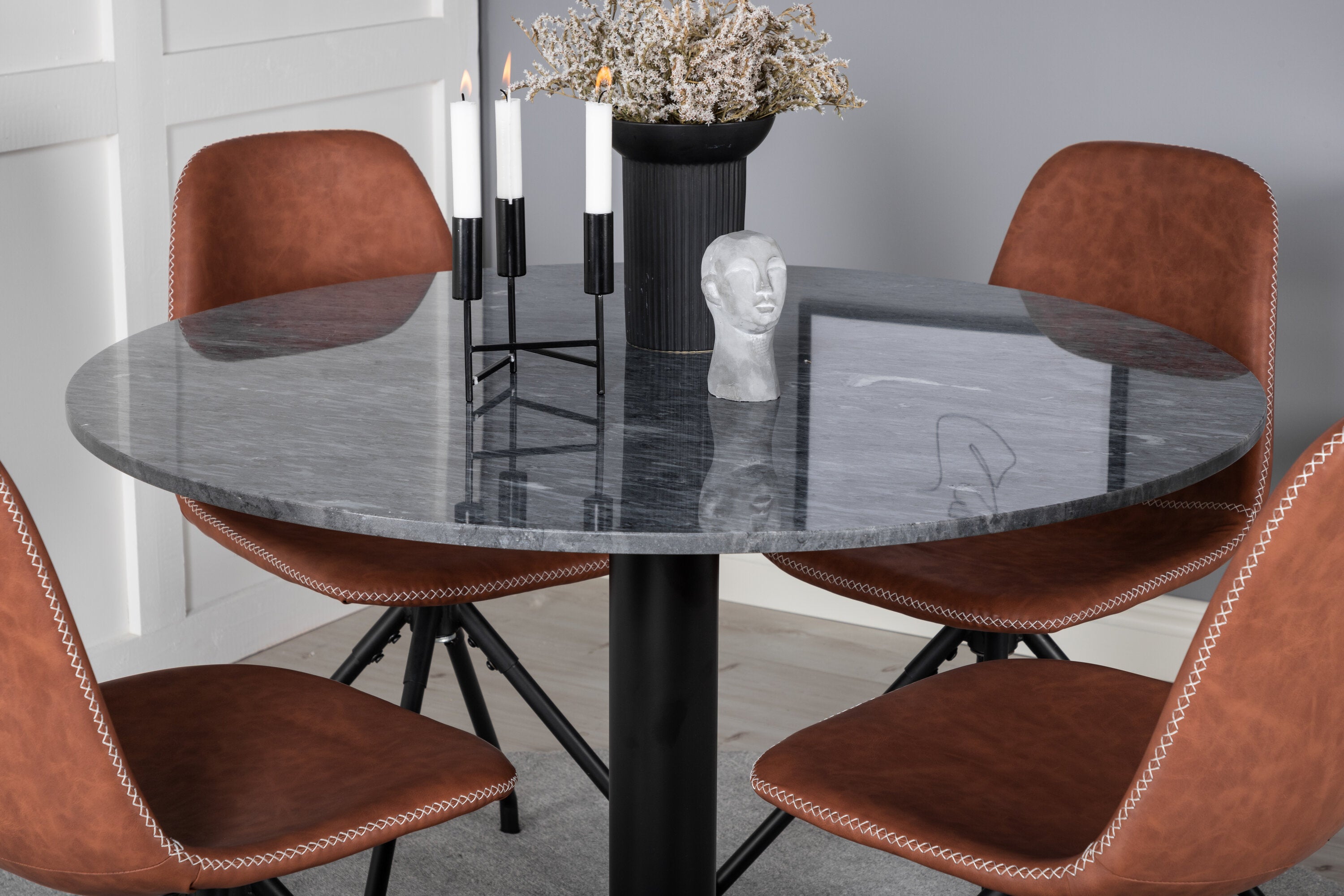 gr20500__13 Estelle Round Dining Set Rundes Essgruppen Set