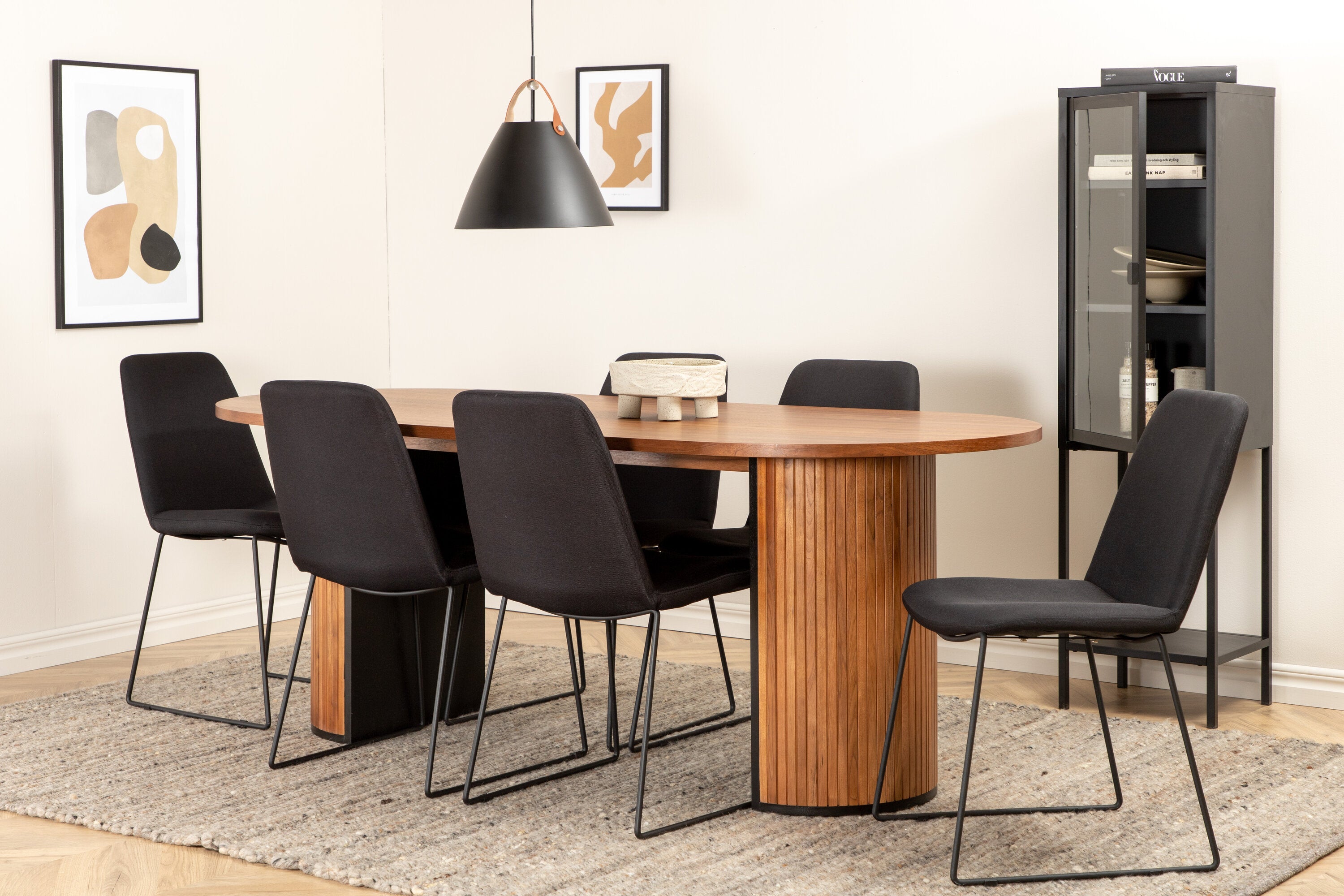 gr22187__11 Bianca Ovaler Esstisch Set Ovales Essgruppen Set