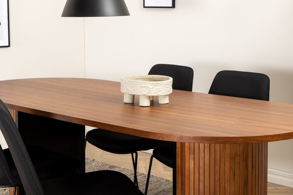 gr22187__15 Bianca Ovaler Esstisch Set Ovales Essgruppen Set