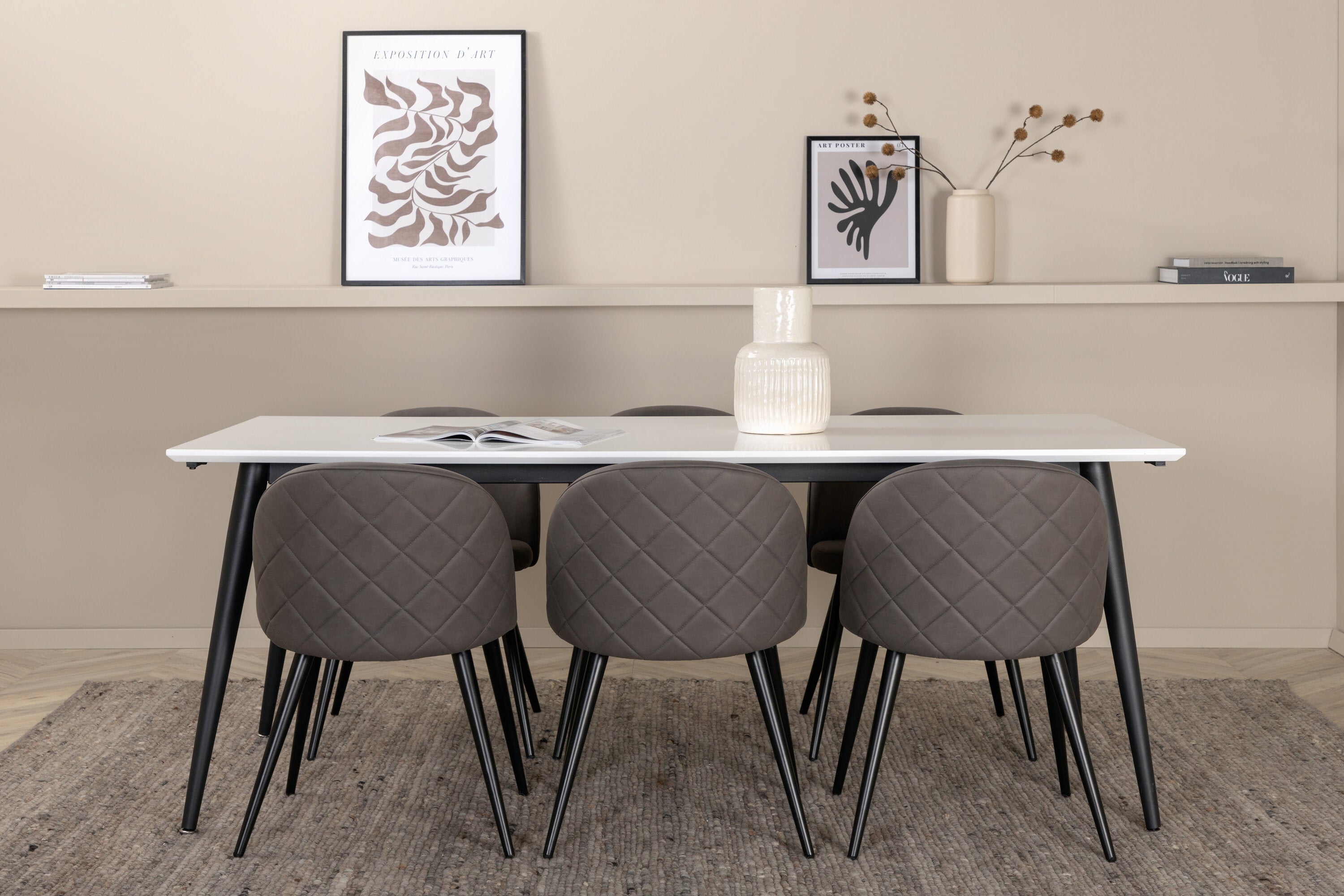 gr22300__10 Jimmy Rechteckiger Essensset Rechteckiges Essgruppen Set