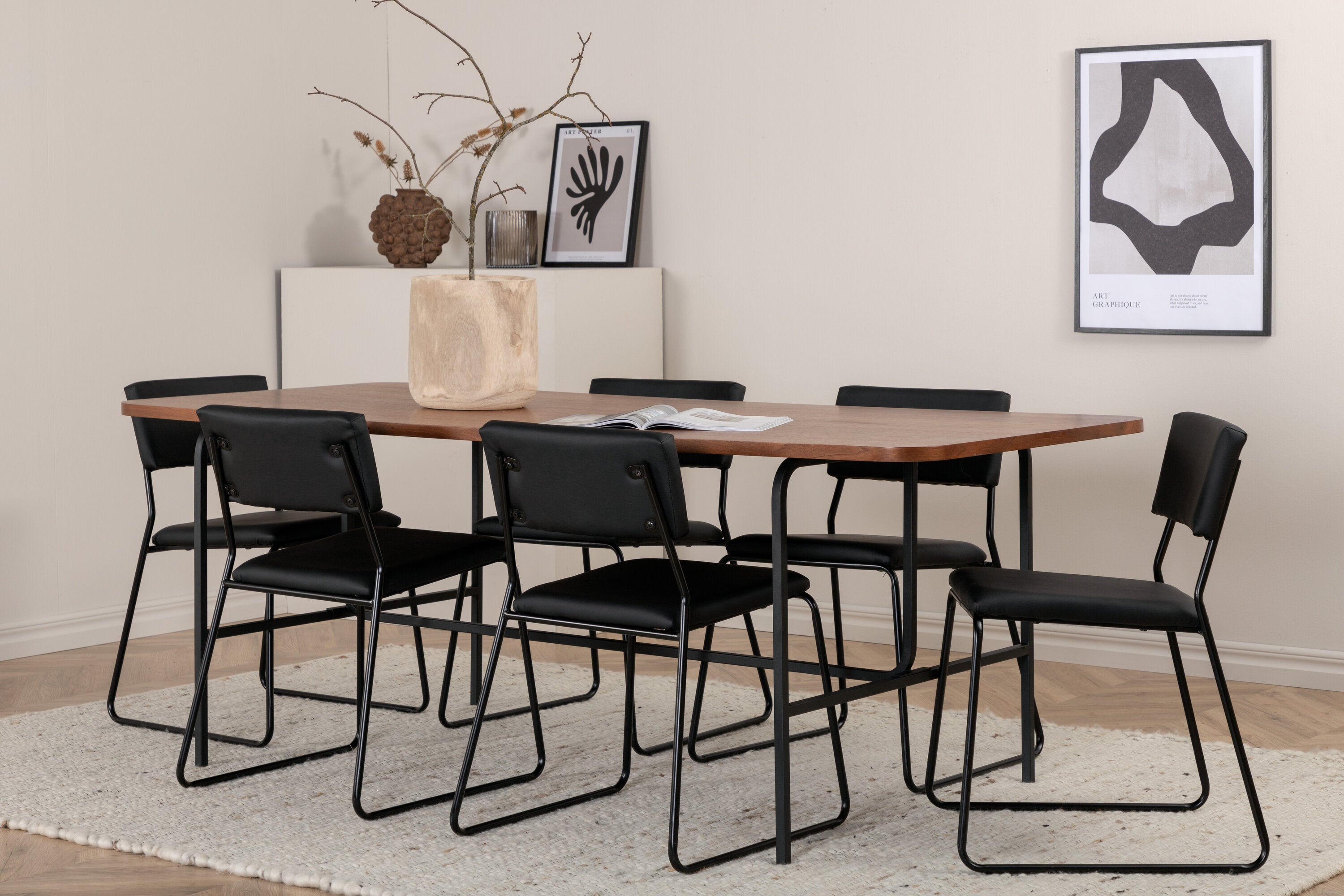 gr22396__11 Uno Rechteckiges Esszimmer Set Rechteckiges Essgruppen Set