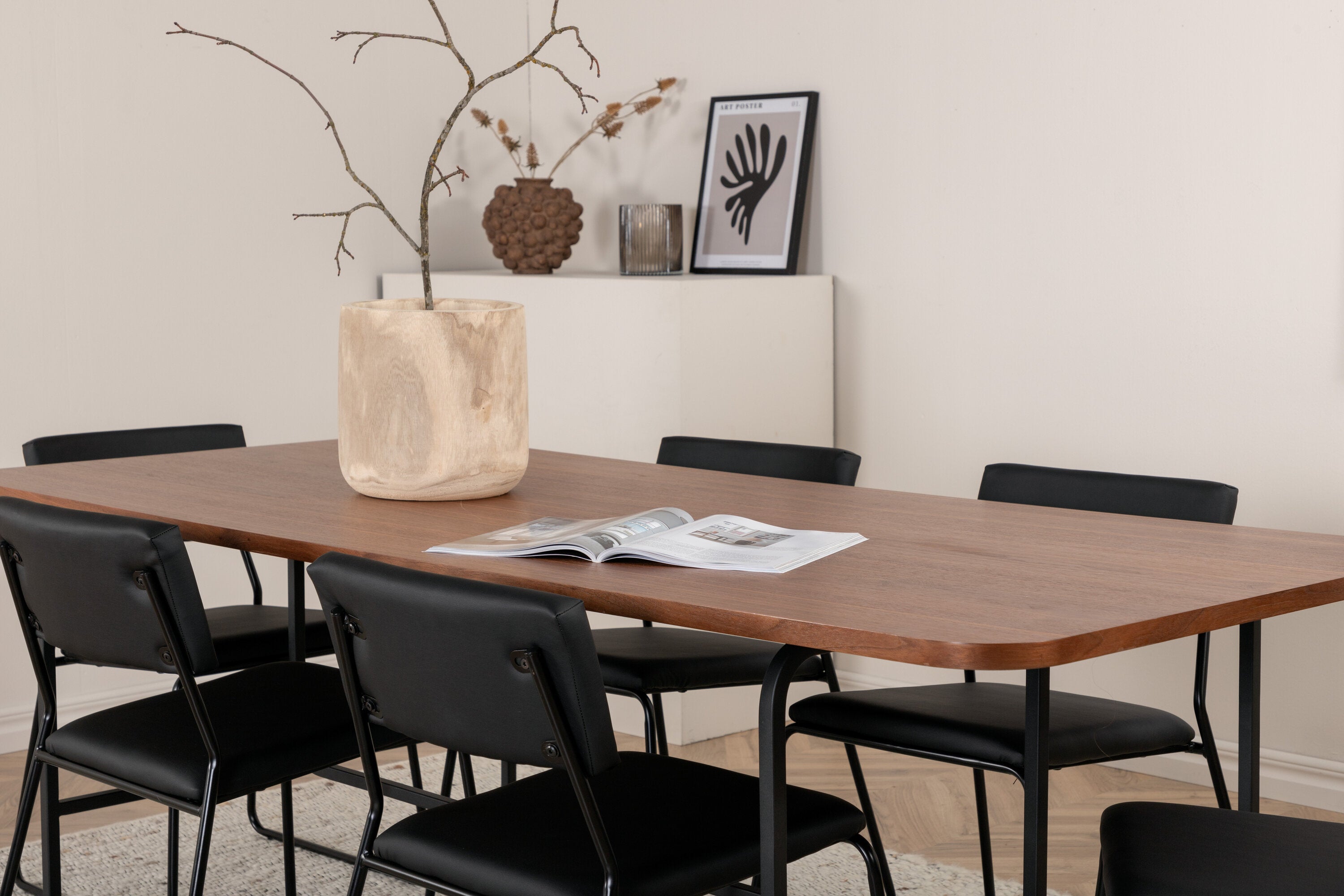 gr22396__14 Uno Rechteckiges Esszimmer Set Rechteckiges Essgruppen Set