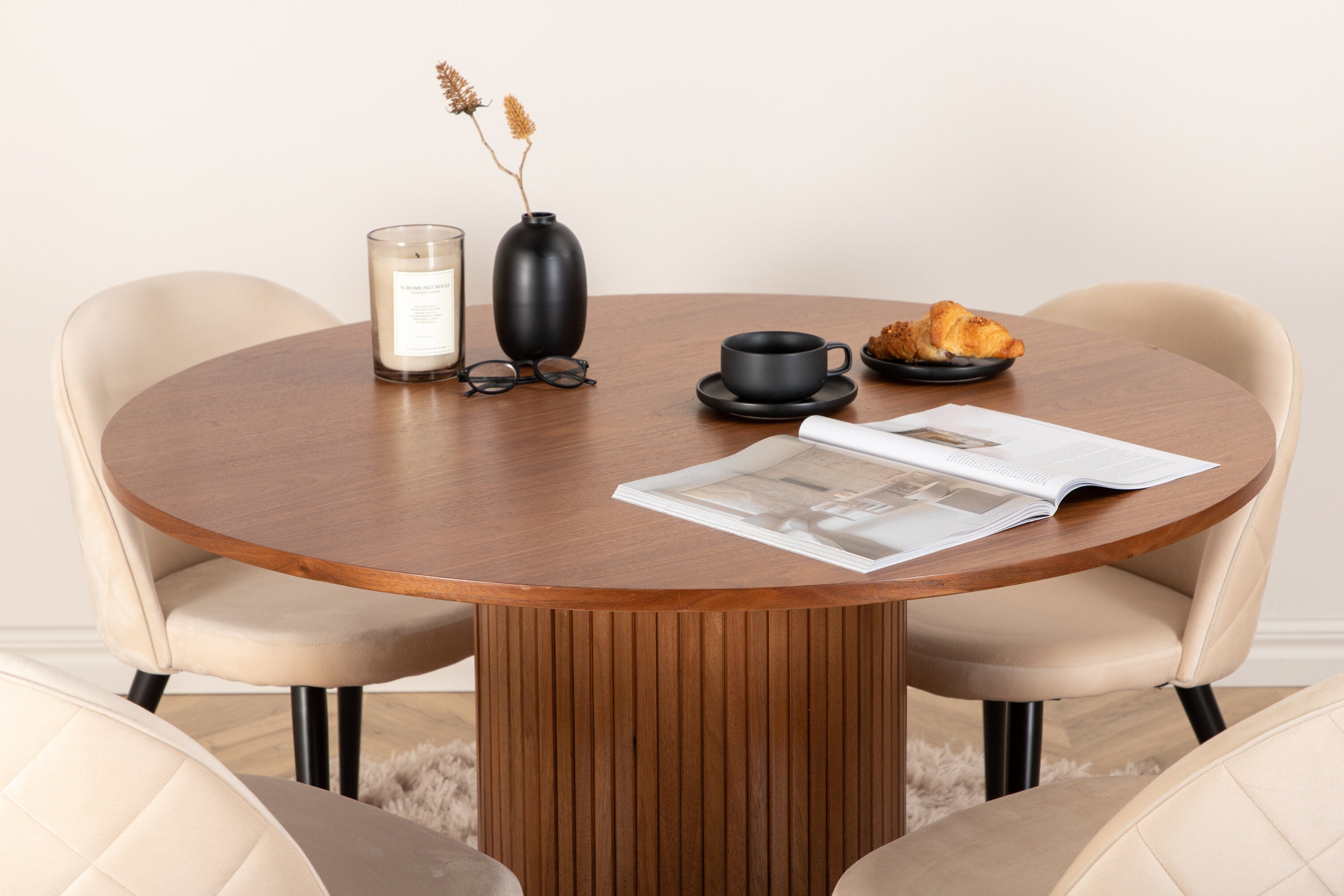 gr22492__11 Bianca Runder Esstisch Set Rundes Essgruppen Set