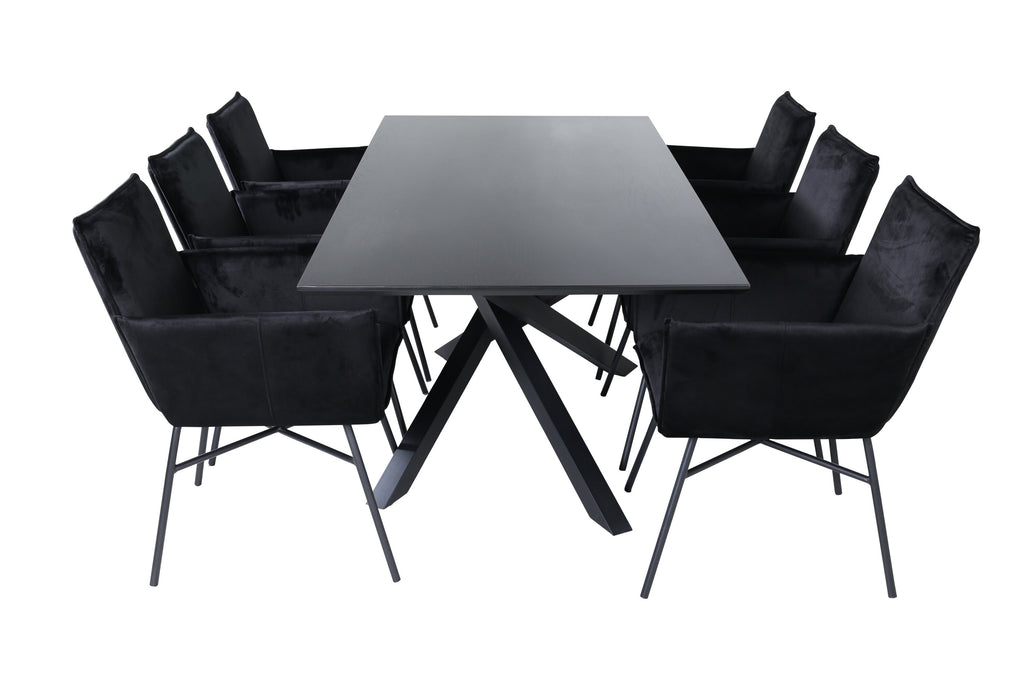 gr22522__2 Piazza Rechteckiges Esszimmer Set Rechteckiges Essgruppen Set