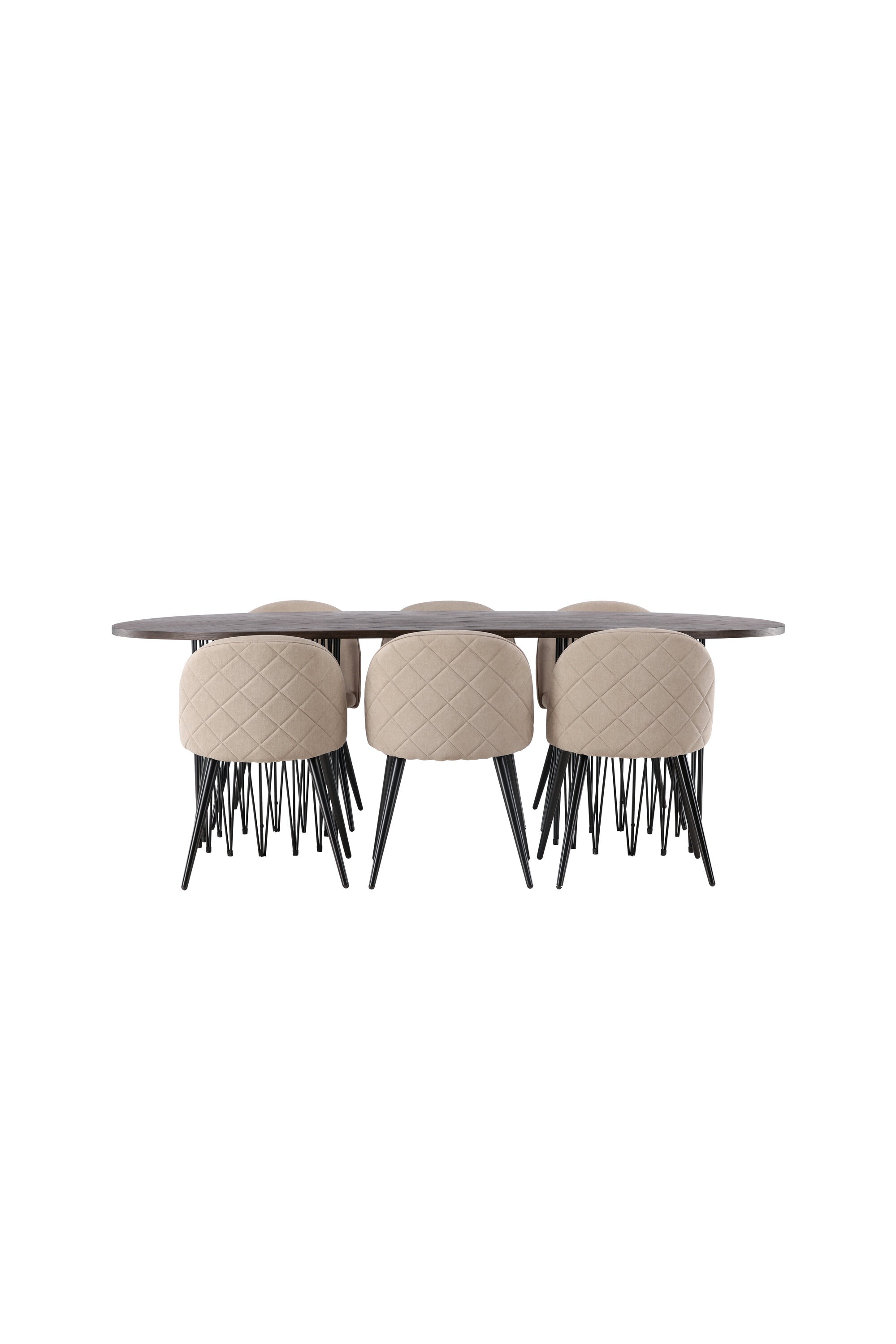 Esstisch-Set Stone mit den Stühlen Velvet