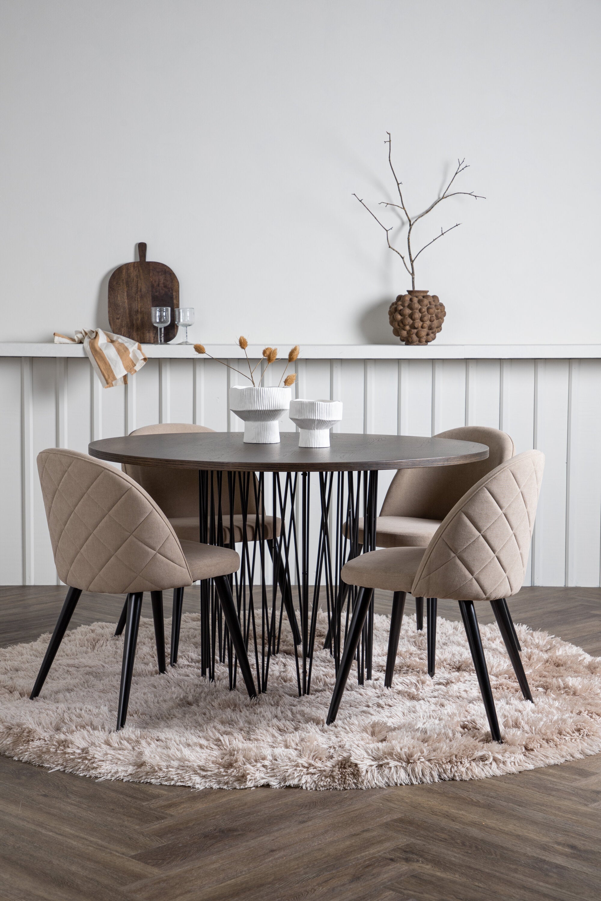 gr22836_1_m Stone Round Dining Set Rundes Essgruppen Set