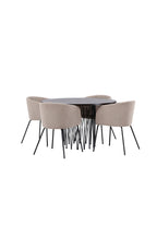 gr22837_11_os Esstisch Set Stone Mit Den Stühlen Berit Rundes Essgruppen Set