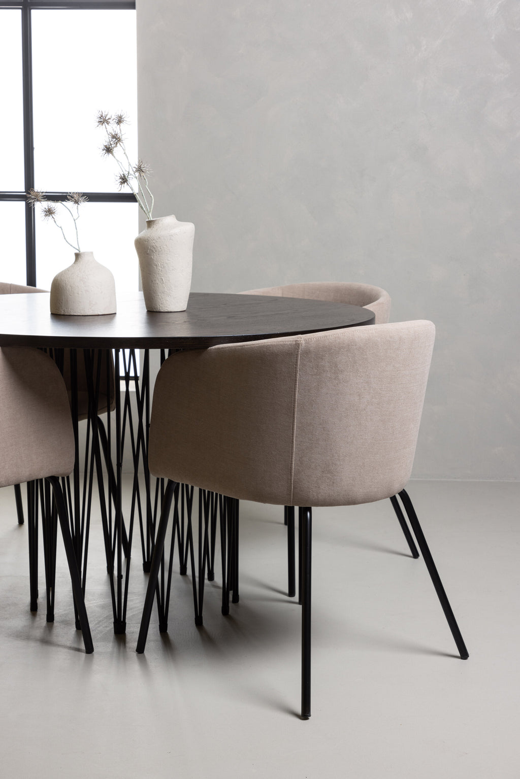 gr22837_3_m Esstisch Set Stone Mit Den Stühlen Berit Rundes Essgruppen Set