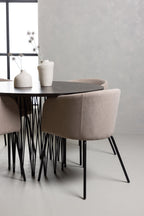 gr22837_3_m Esstisch Set Stone Mit Den Stühlen Berit Rundes Essgruppen Set