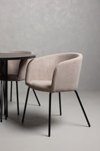 gr22837_5_m Esstisch Set Stone Mit Den Stühlen Berit Rundes Essgruppen Set