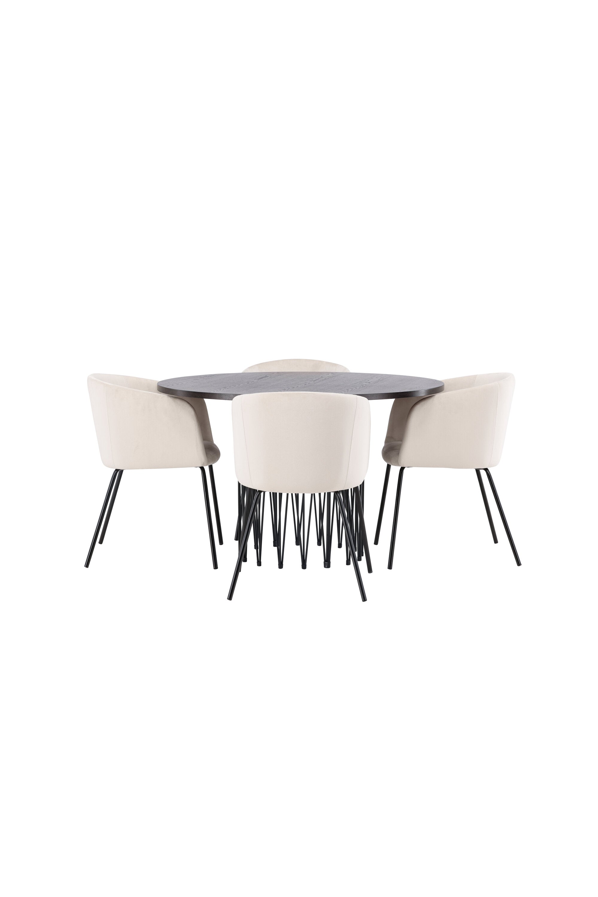 gr22838_10_os Esstisch Set Stone Mit Den Stühlen Berit Rundes Essgruppen Set Table: ⌀120 Chair: 55x78x55