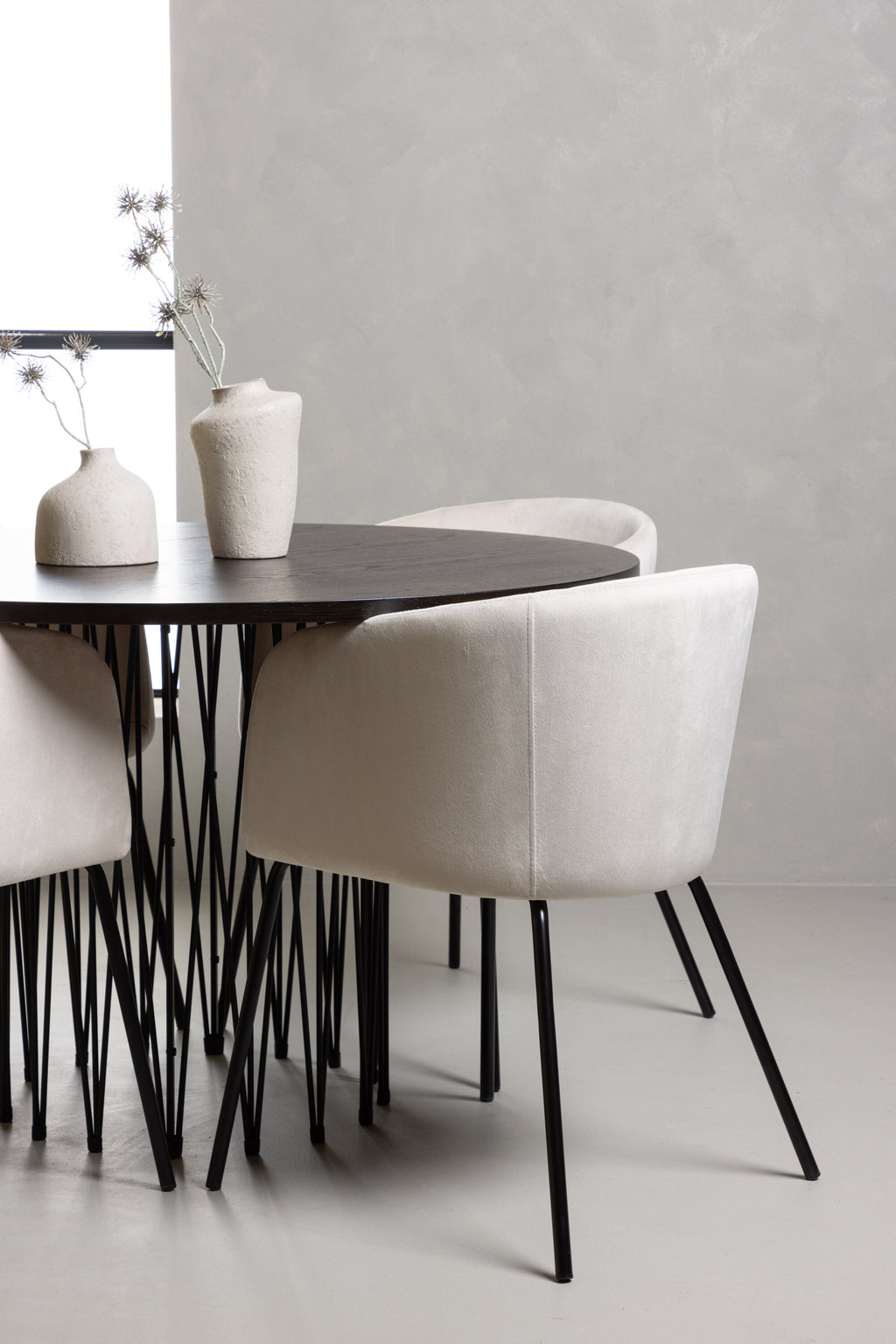 gr22838_3_m Esstisch Set Stone Mit Den Stühlen Berit Rundes Essgruppen Set