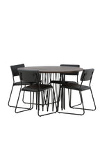gr22839_11_os Stone Round Dining Set Rundes Essgruppen Set
