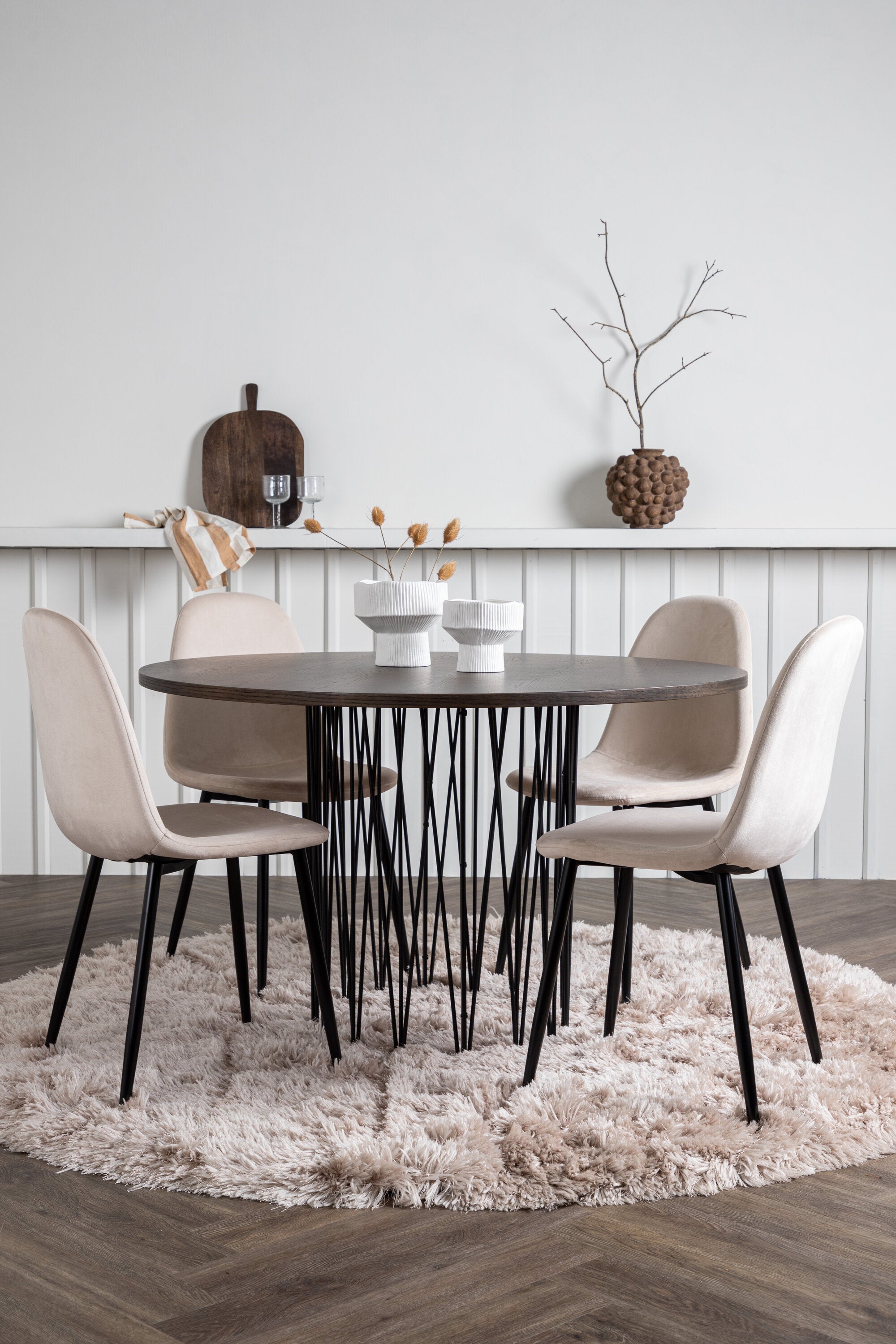 gr22843_1_m Stone Round Dining Set Rundes Essgruppen Set