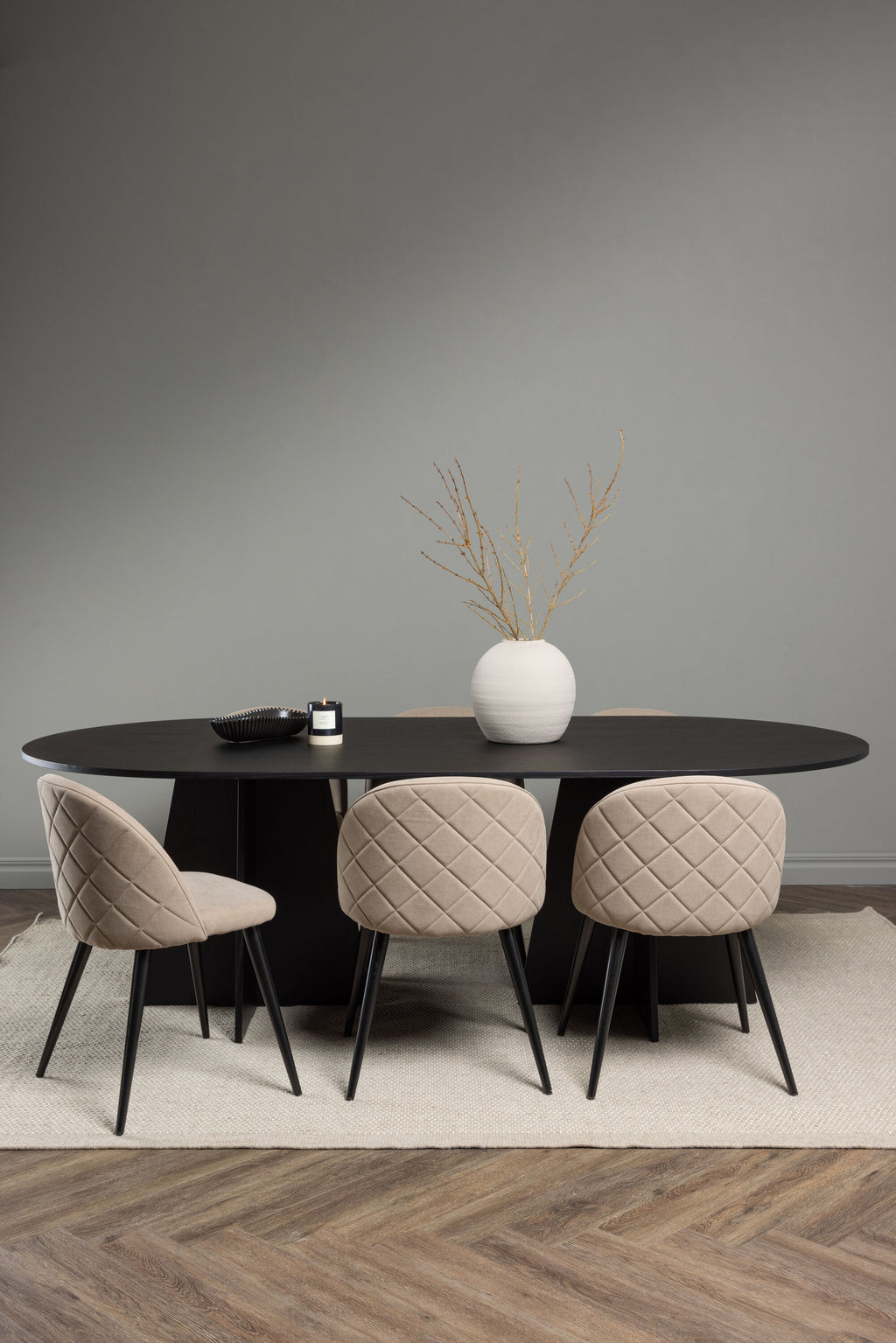 gr22854_1_m Dining Set Bootcut Mit Den Stühlen Velvet Rechteckiges Essgruppen Set