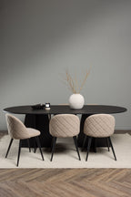 gr22854_1_m Dining Set Bootcut Mit Den Stühlen Velvet Rechteckiges Essgruppen Set