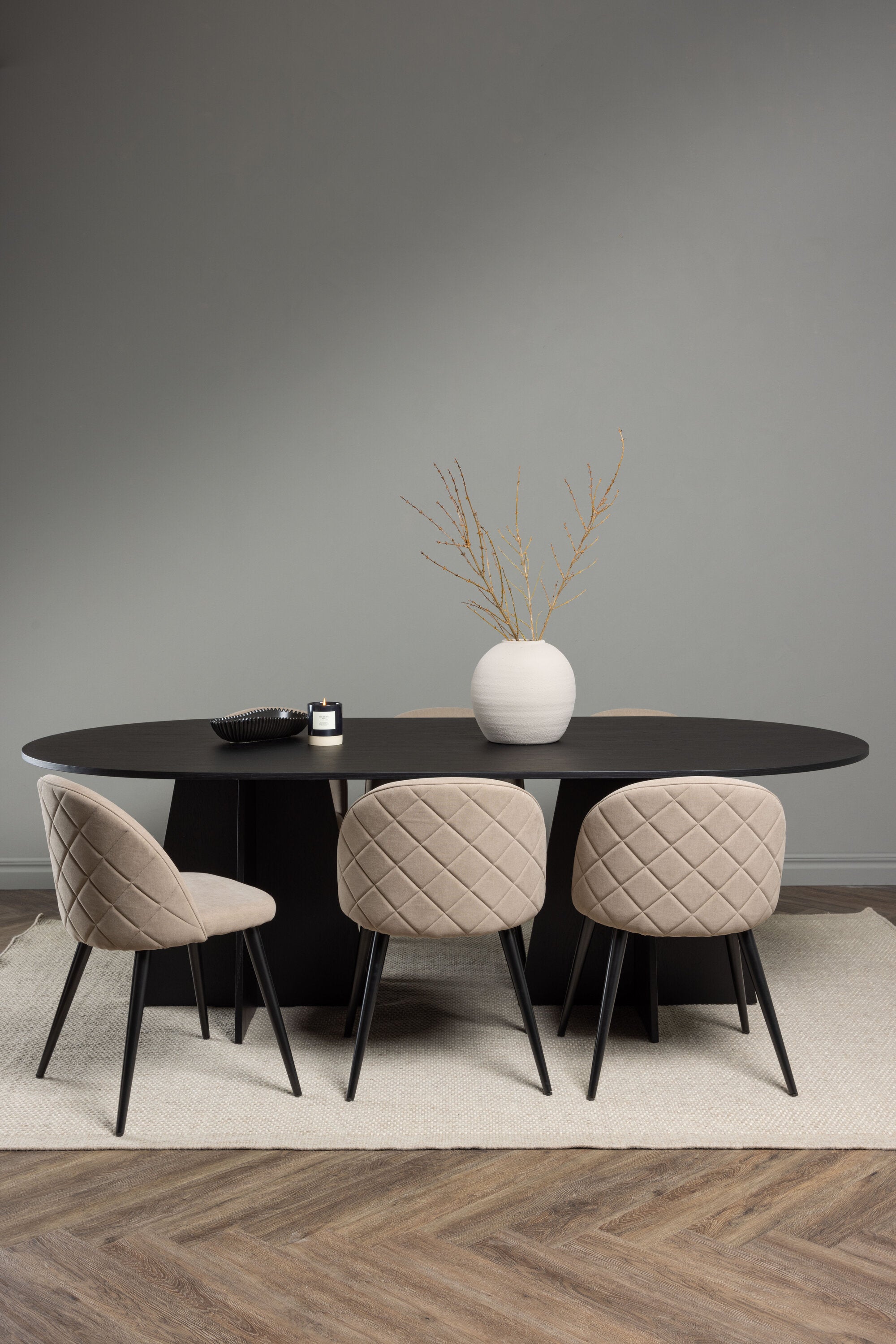 gr22854_1_m Dining Set Bootcut Mit Den Stühlen Velvet Rechteckiges Essgruppen Set