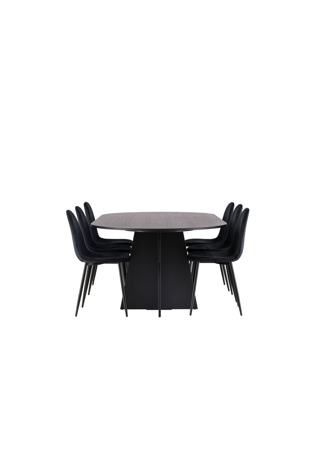 gr22858_10_os Dining Set Bootcut Mit Den Stühlen Polar Rechteckiges Essgruppen Set Table: 75x230x115 Chair: 53,3x88x42,5