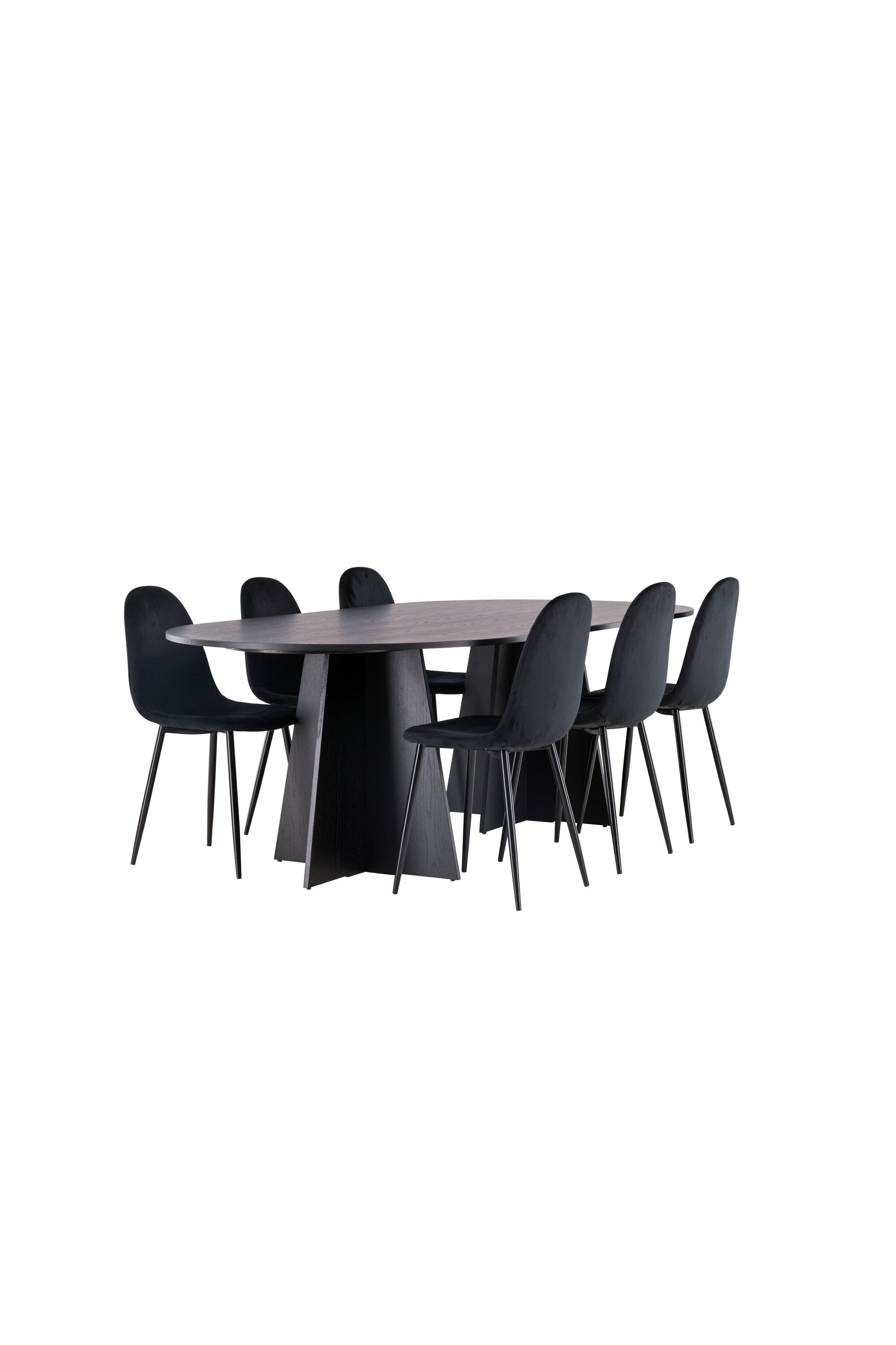 gr22858_11_os Dining Set Bootcut Mit Den Stühlen Polar Rechteckiges Essgruppen Set