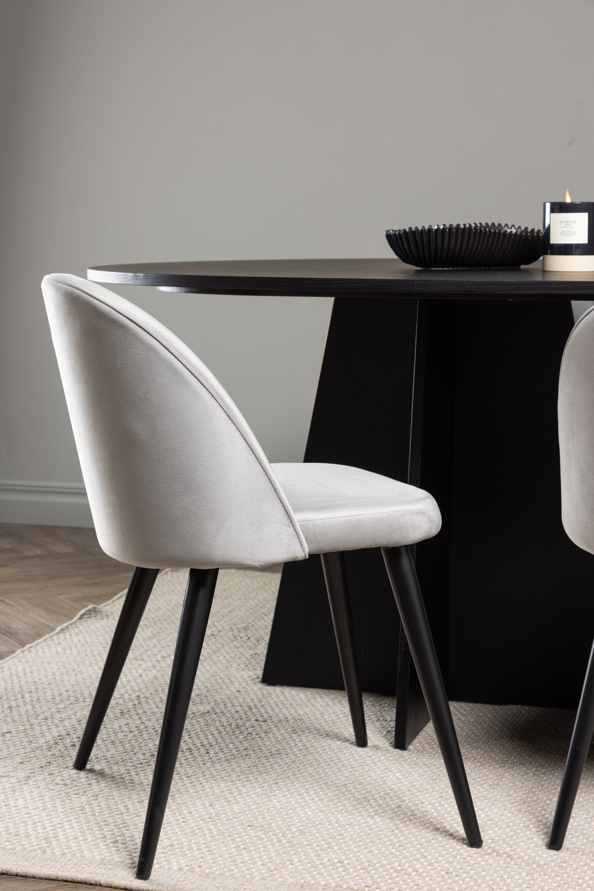 gr22860_5_m Dining Set Bootcut Mit Den Stühlen Velvet Rechteckiges Essgruppen Set