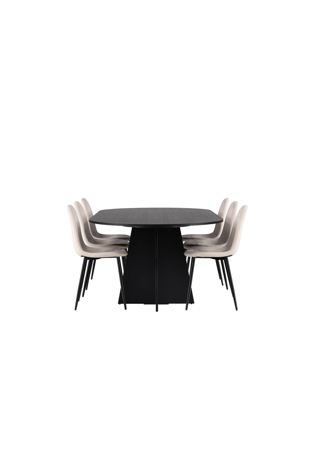 gr22861_10_os Dining Set Bootcut Mit Den Stühlen Polar Rechteckiges Essgruppen Set