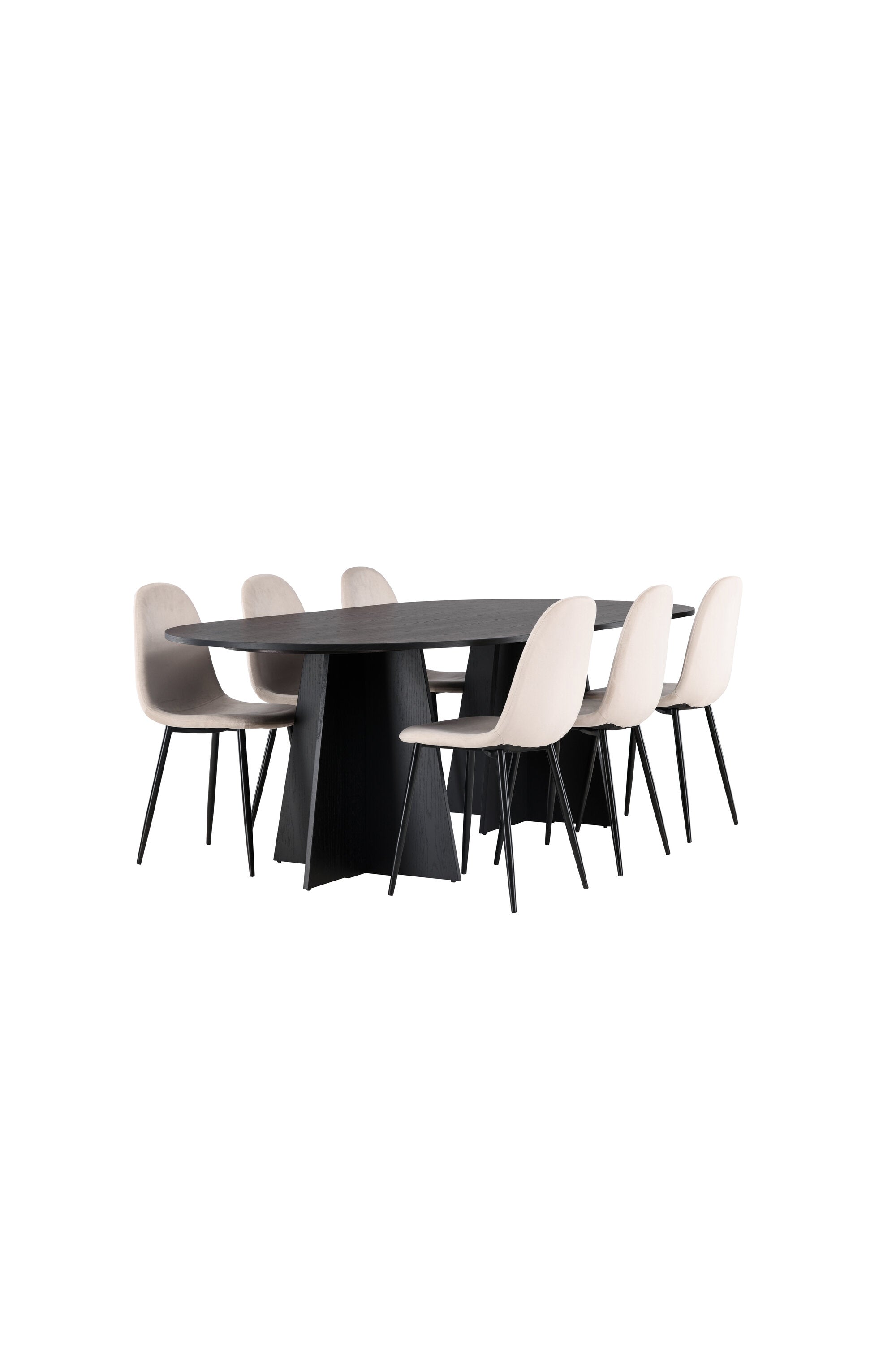gr22861_11_os Dining Set Bootcut Mit Den Stühlen Polar Rechteckiges Essgruppen Set