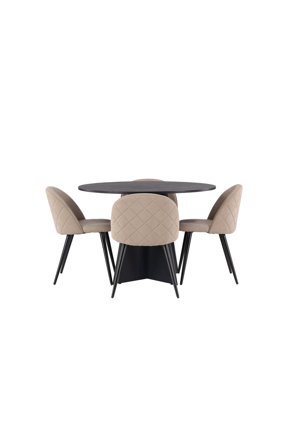 gr22863_10_os Bootcut Round Dining Set Rundes Essgruppen Set Default Title