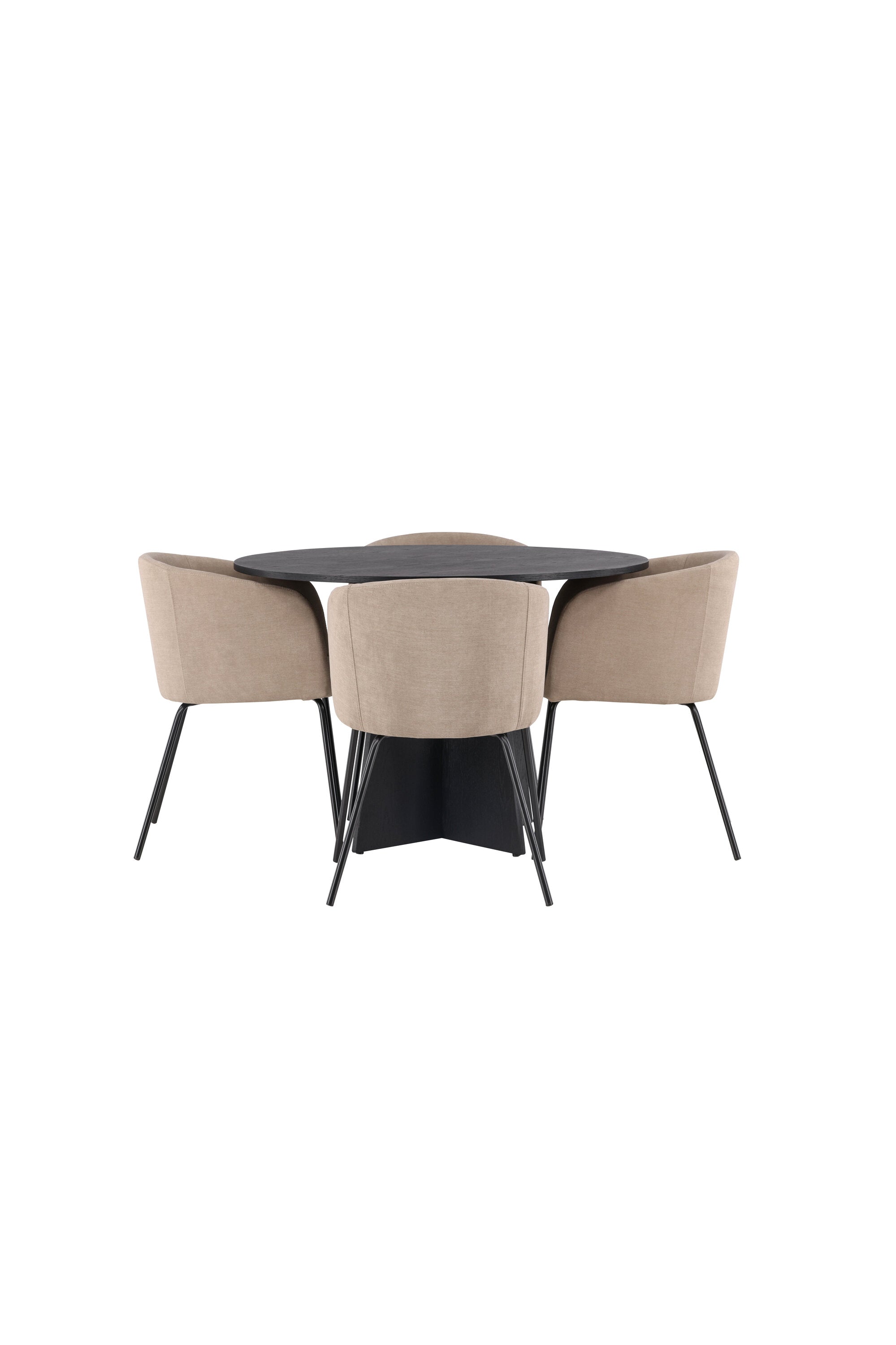 gr22864_10_os Bootcut Round Dining Set Rundes Essgruppen Set Default Title