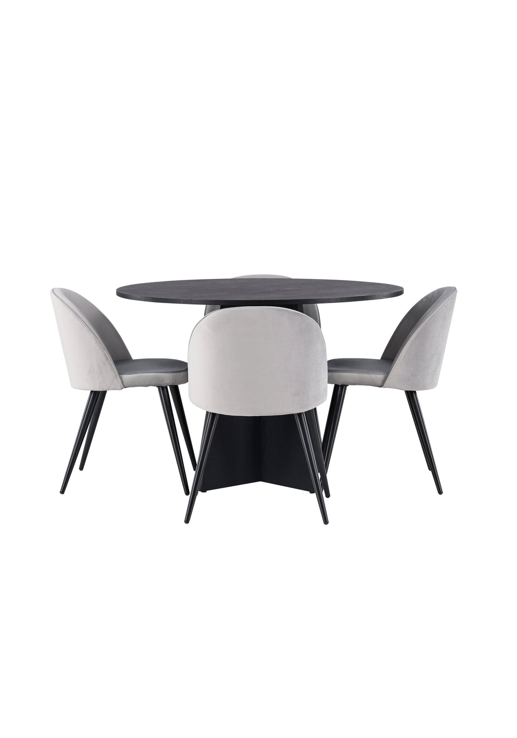 gr22869_10_os Bootcut Round Dining Set Rundes Essgruppen Set Default Title