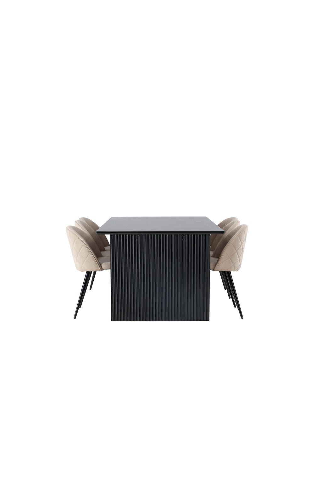 gr22906_10_os Essgarnitur Vail Mit Den Stühlen Velvet Rechteckiges Essgruppen Set