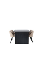 gr22906_10_os Essgarnitur Vail Mit Den Stühlen Velvet Rechteckiges Essgruppen Set