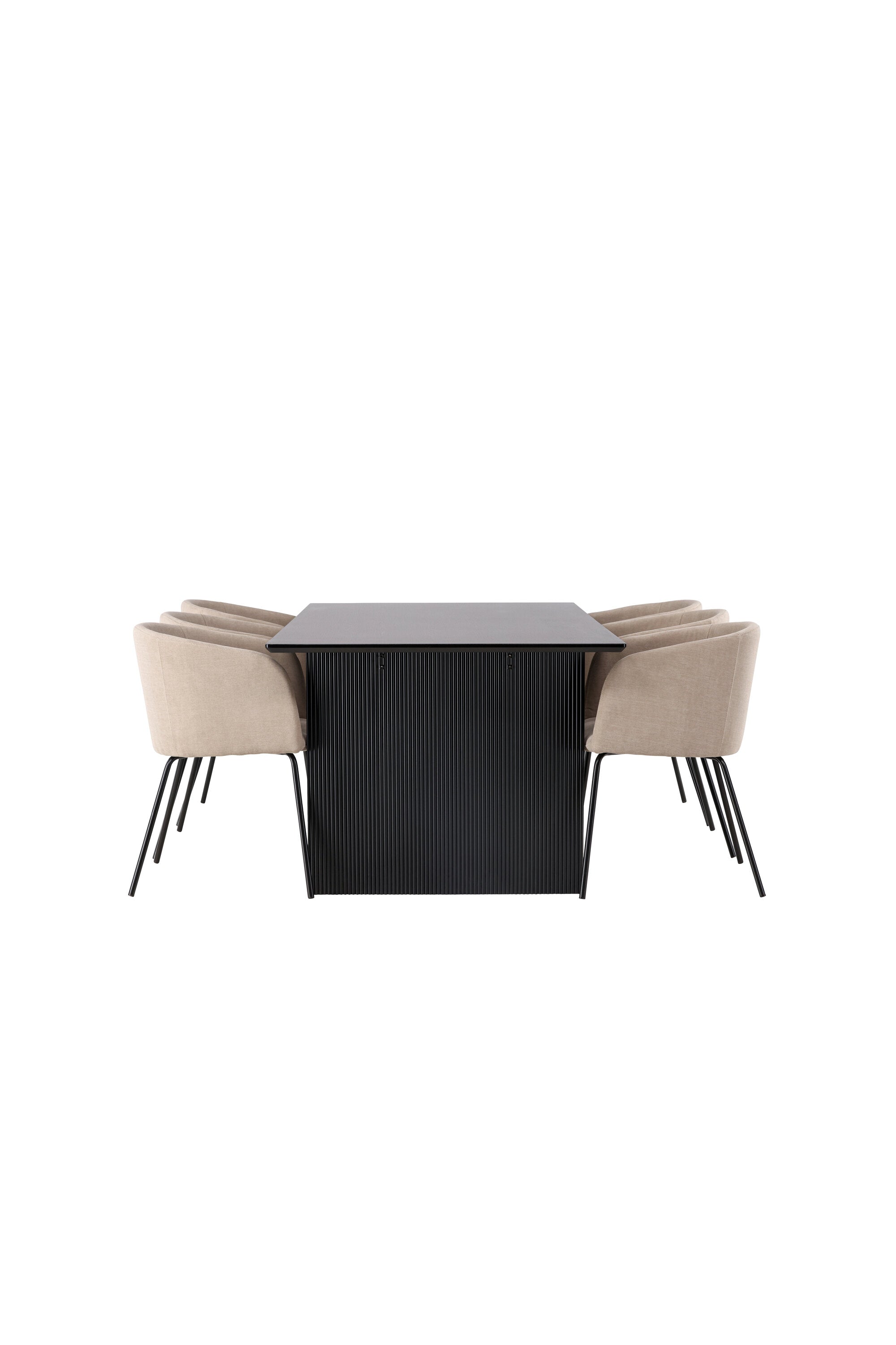 gr22907_10_os Dining Set Vail Mit Den Stühlen Berit Rechteckiges Essgruppen Set Table: 75x200x100 Chair: 55x78x55